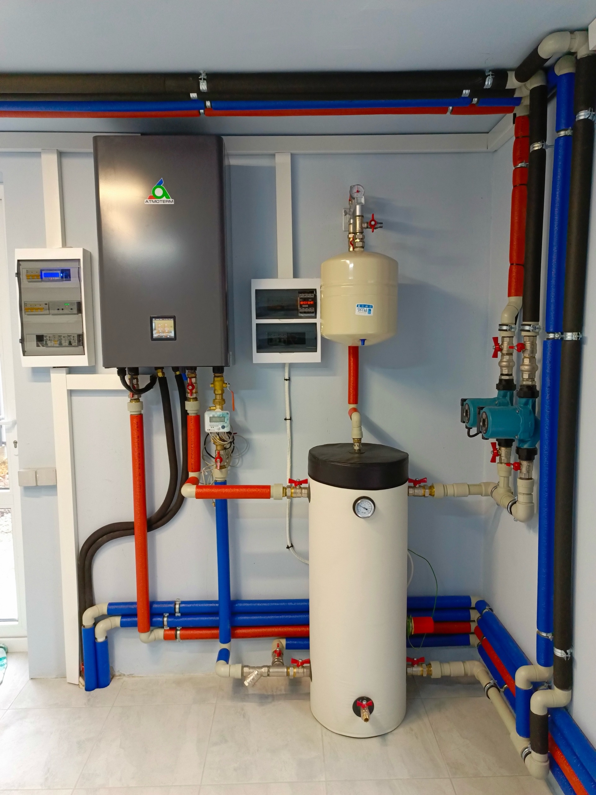 Небольшая котельная на тепловом насосе