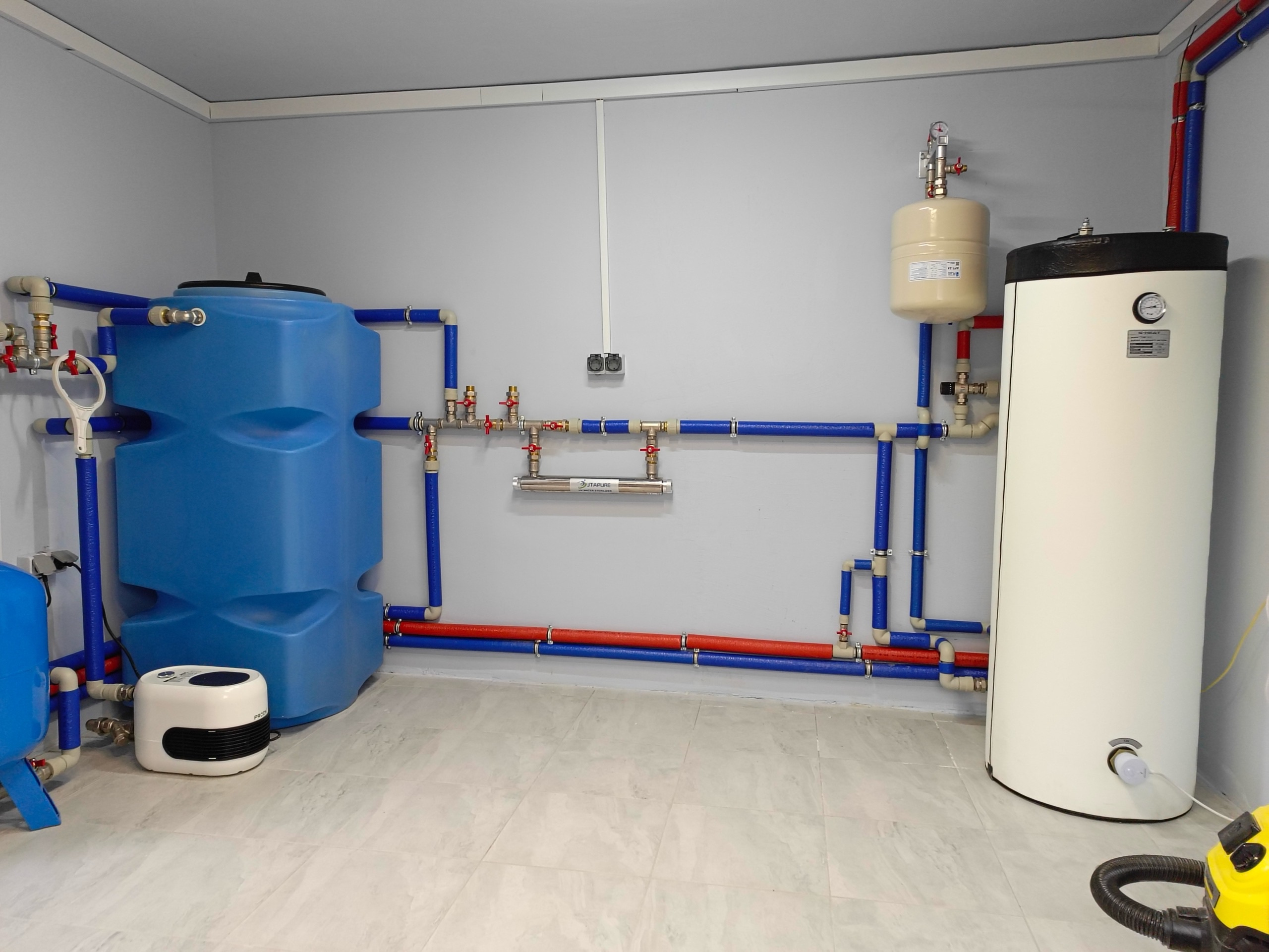 Небольшая котельная на тепловом насосе