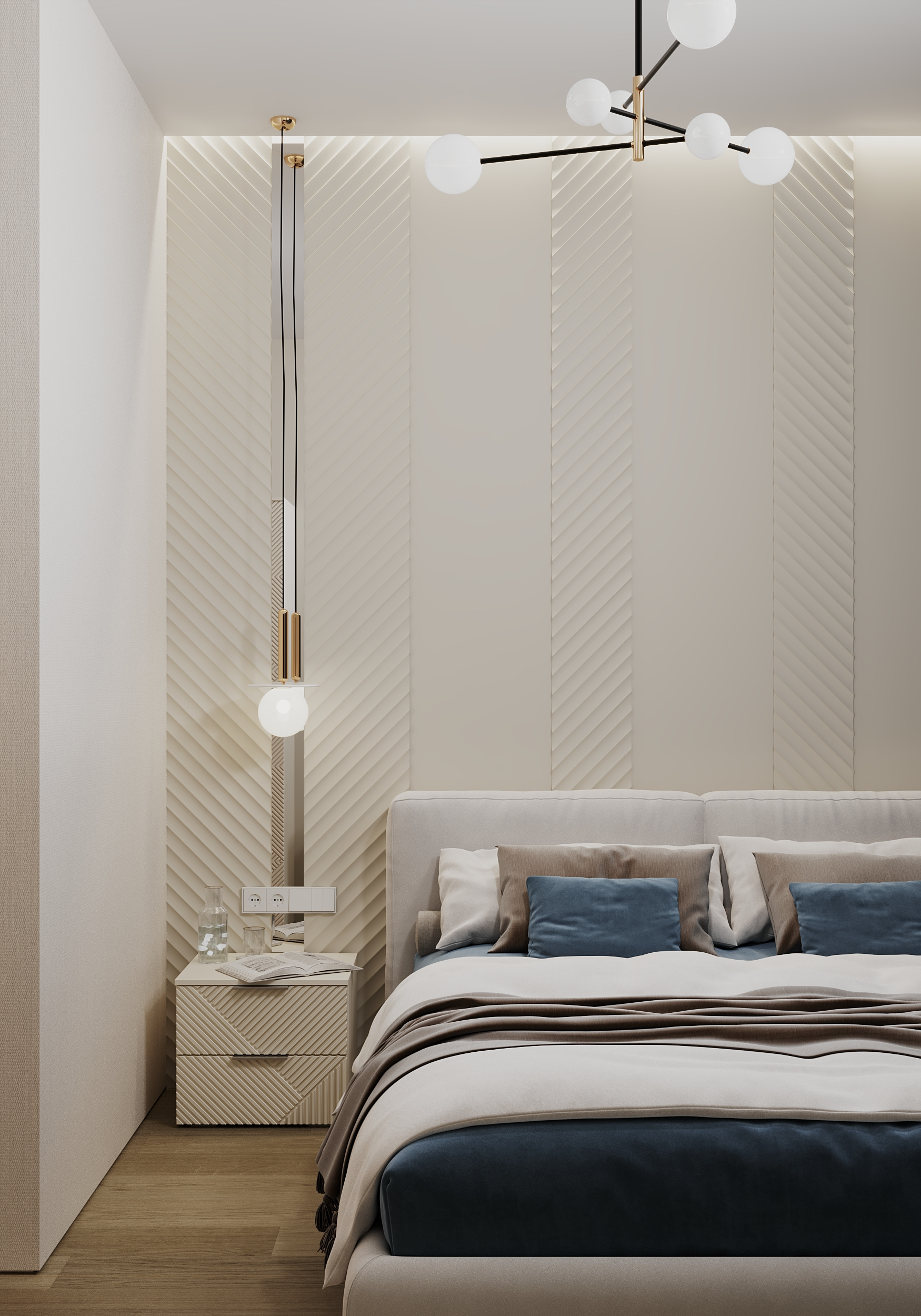 Обложка проекта: Спальня гостевая в загородном доме.