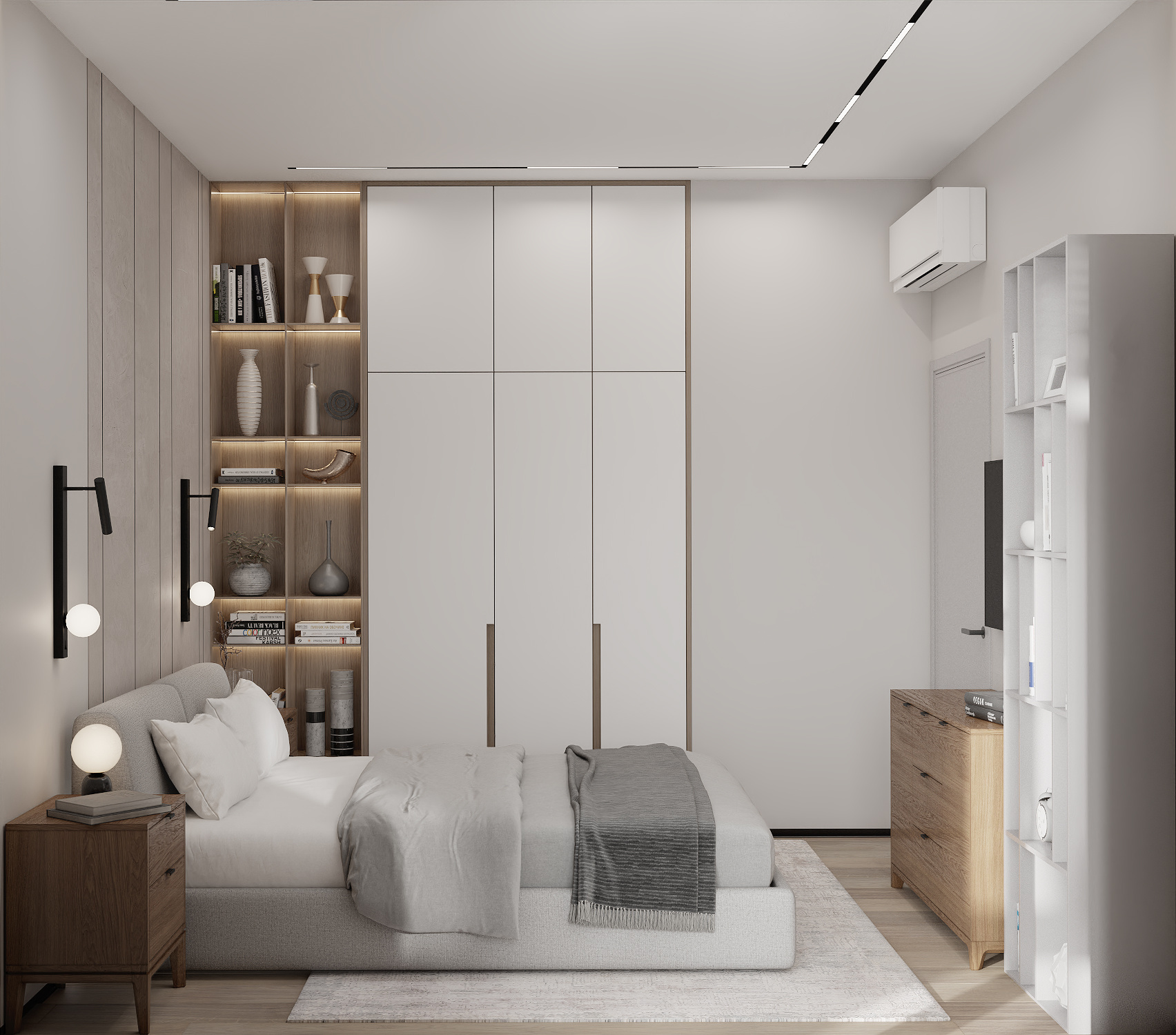 Обложка проекта: Светлая современная квартира 70 квадратных метров