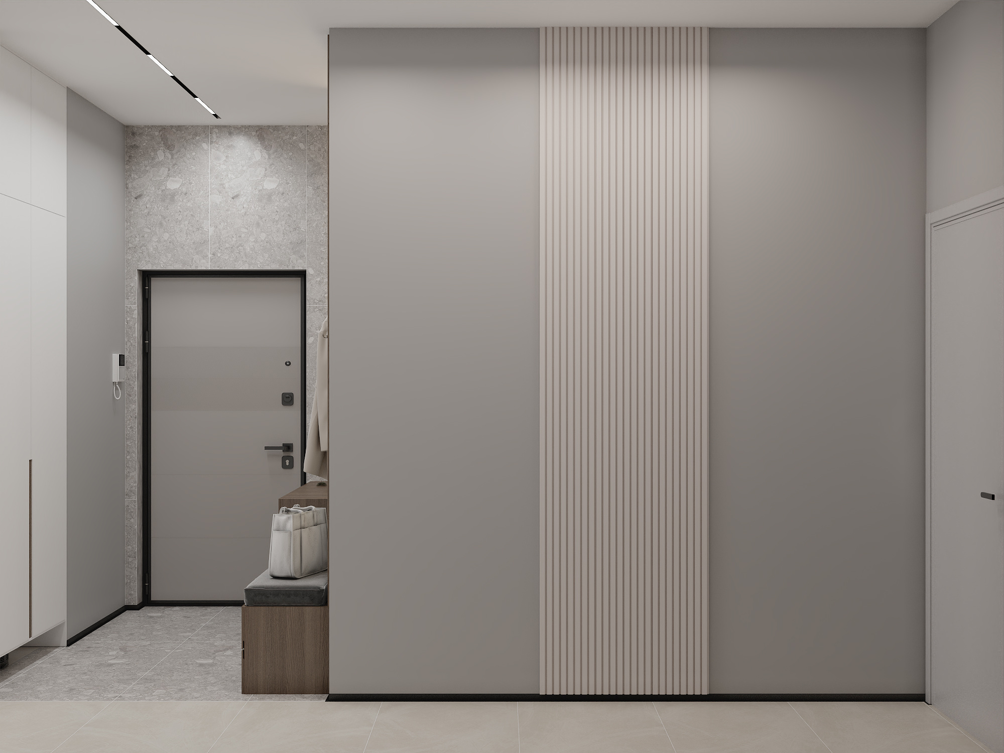 Светлая современная квартира 70 квадратных метров