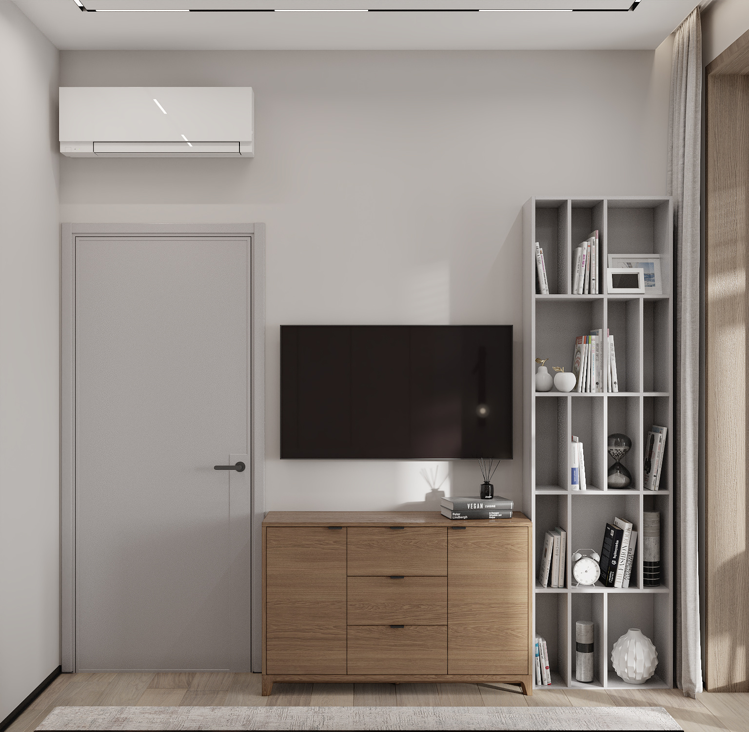 Светлая современная квартира 70 квадратных метров