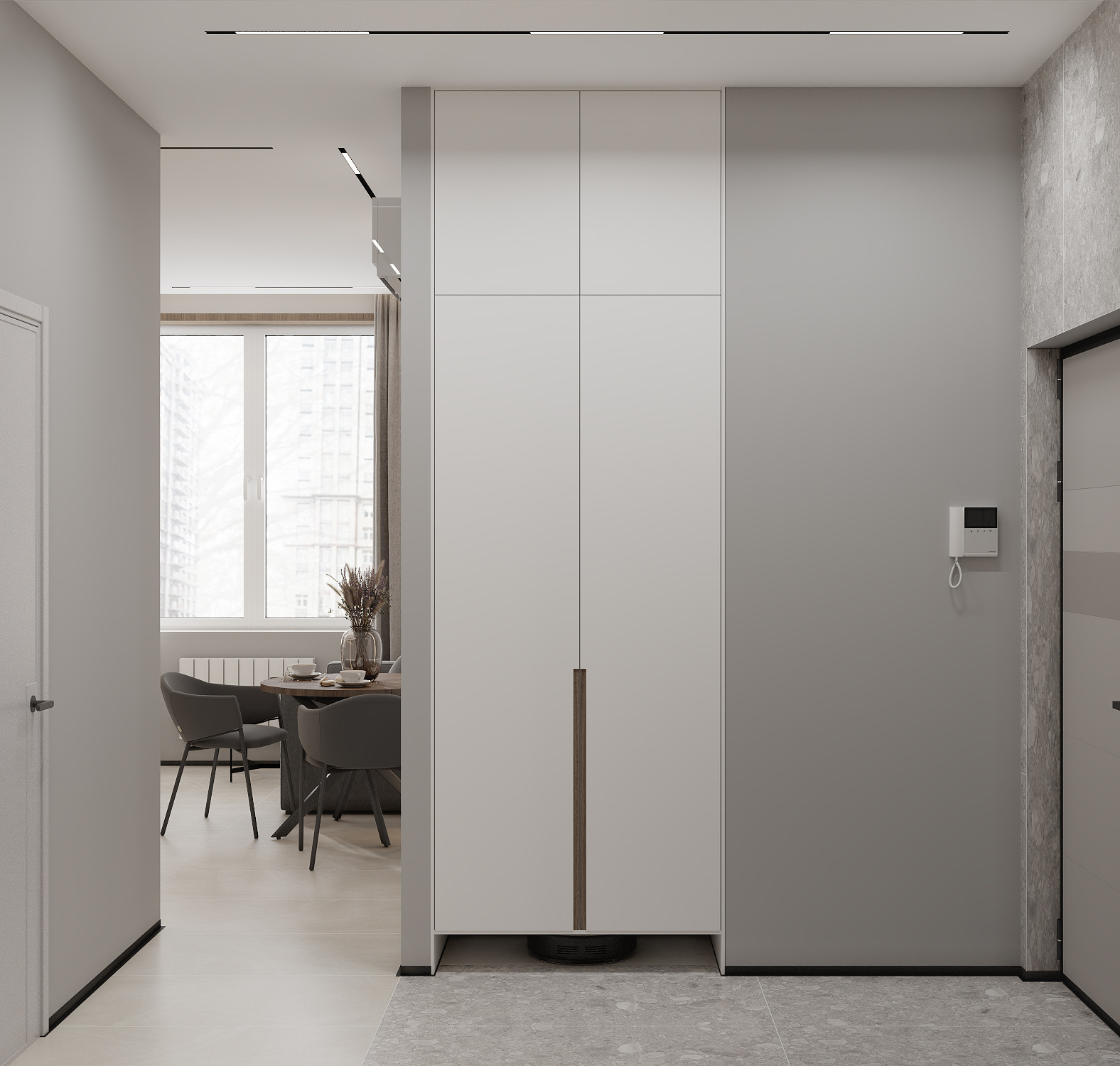 Светлая современная квартира 70 квадратных метров