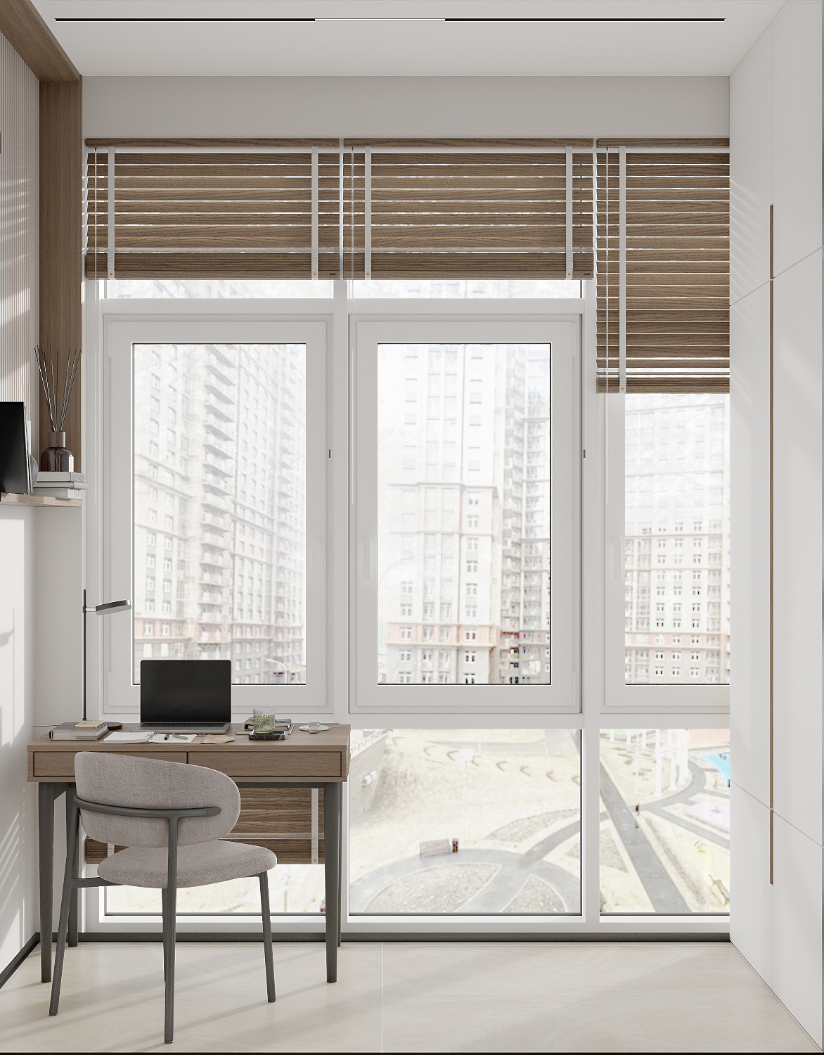 Светлая современная квартира 70 квадратных метров