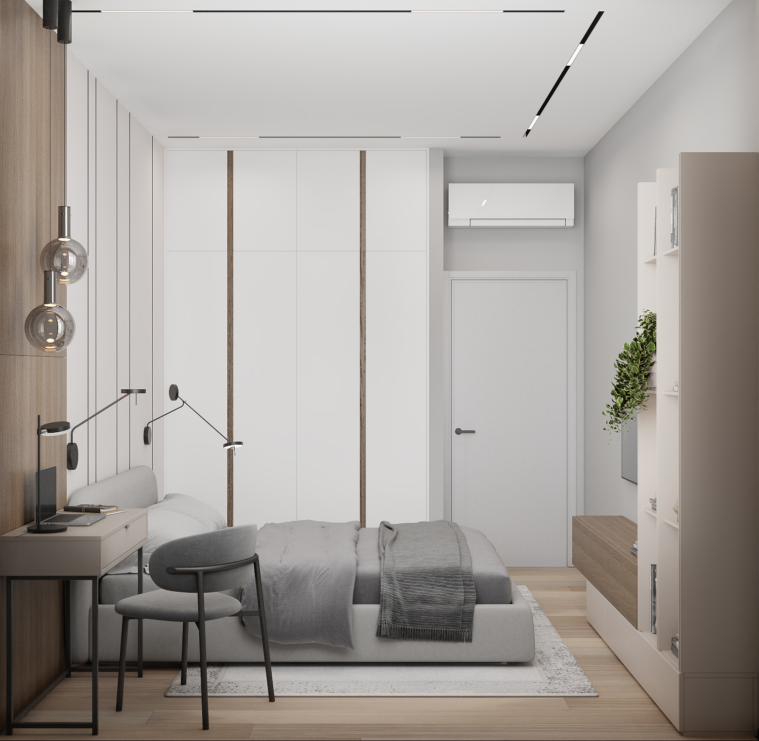 Светлая современная квартира 70 квадратных метров