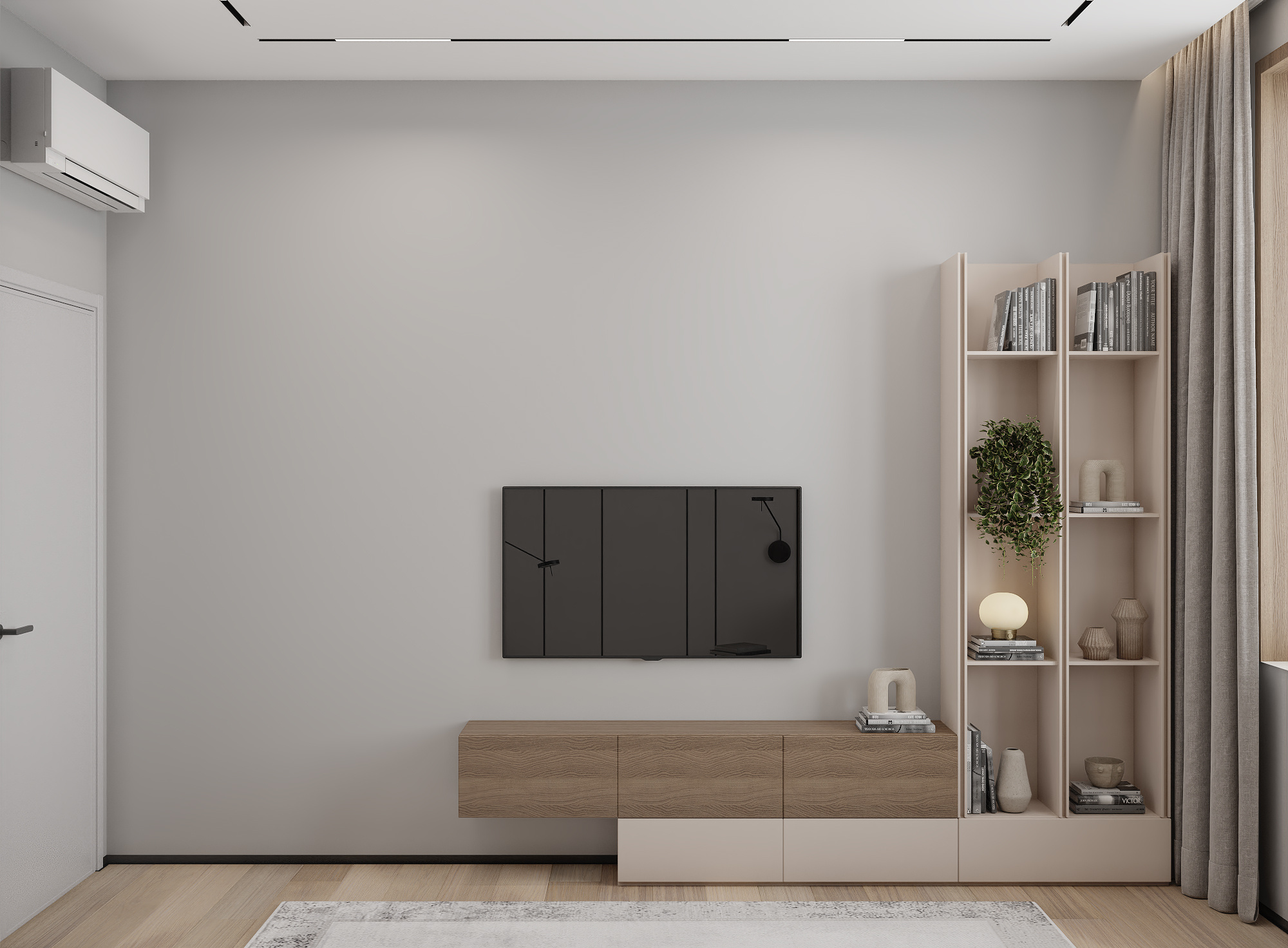 Светлая современная квартира 70 квадратных метров