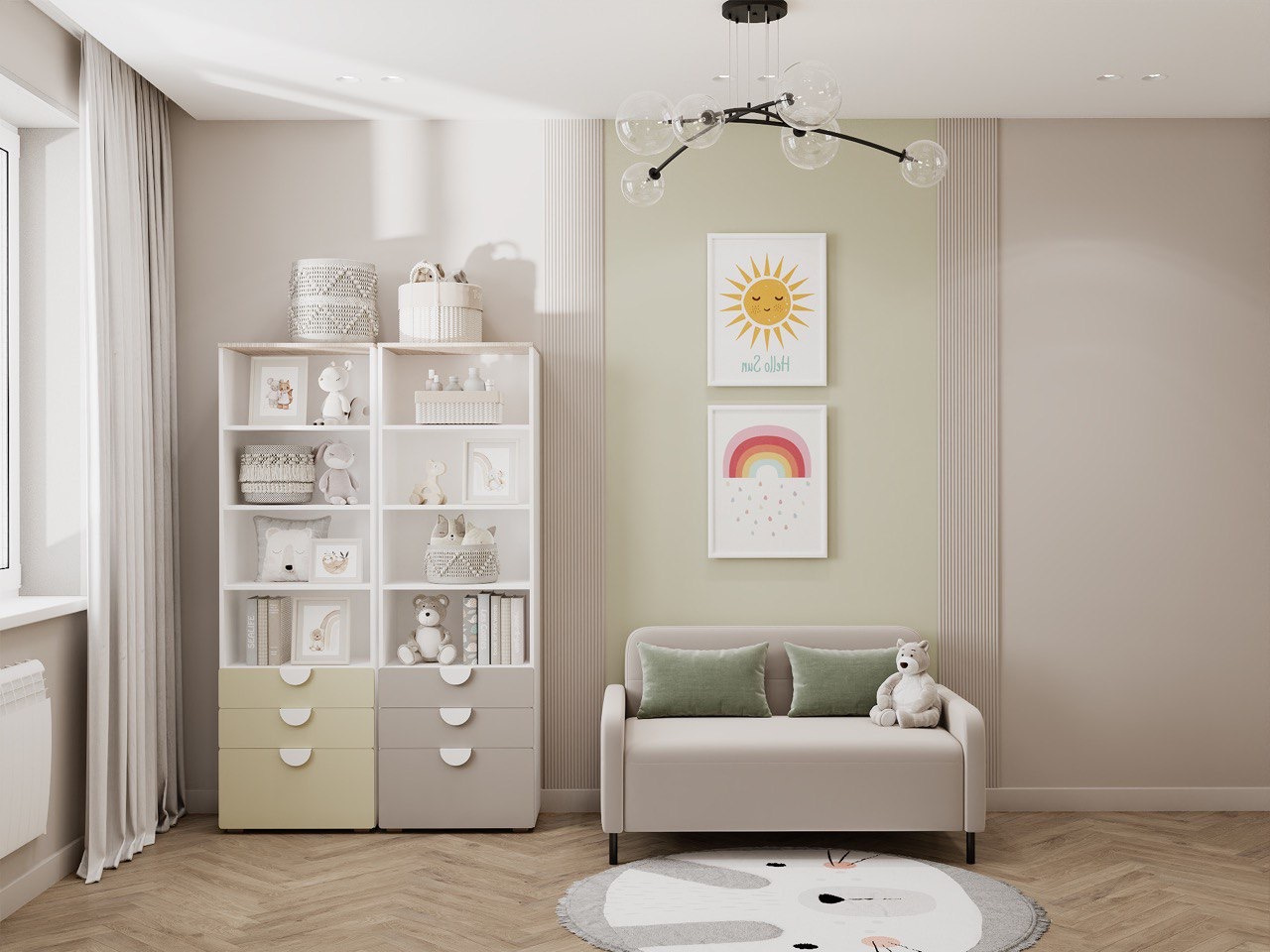 Обложка проекта: Светлая современная квартира в Москве 96 квадратных метров