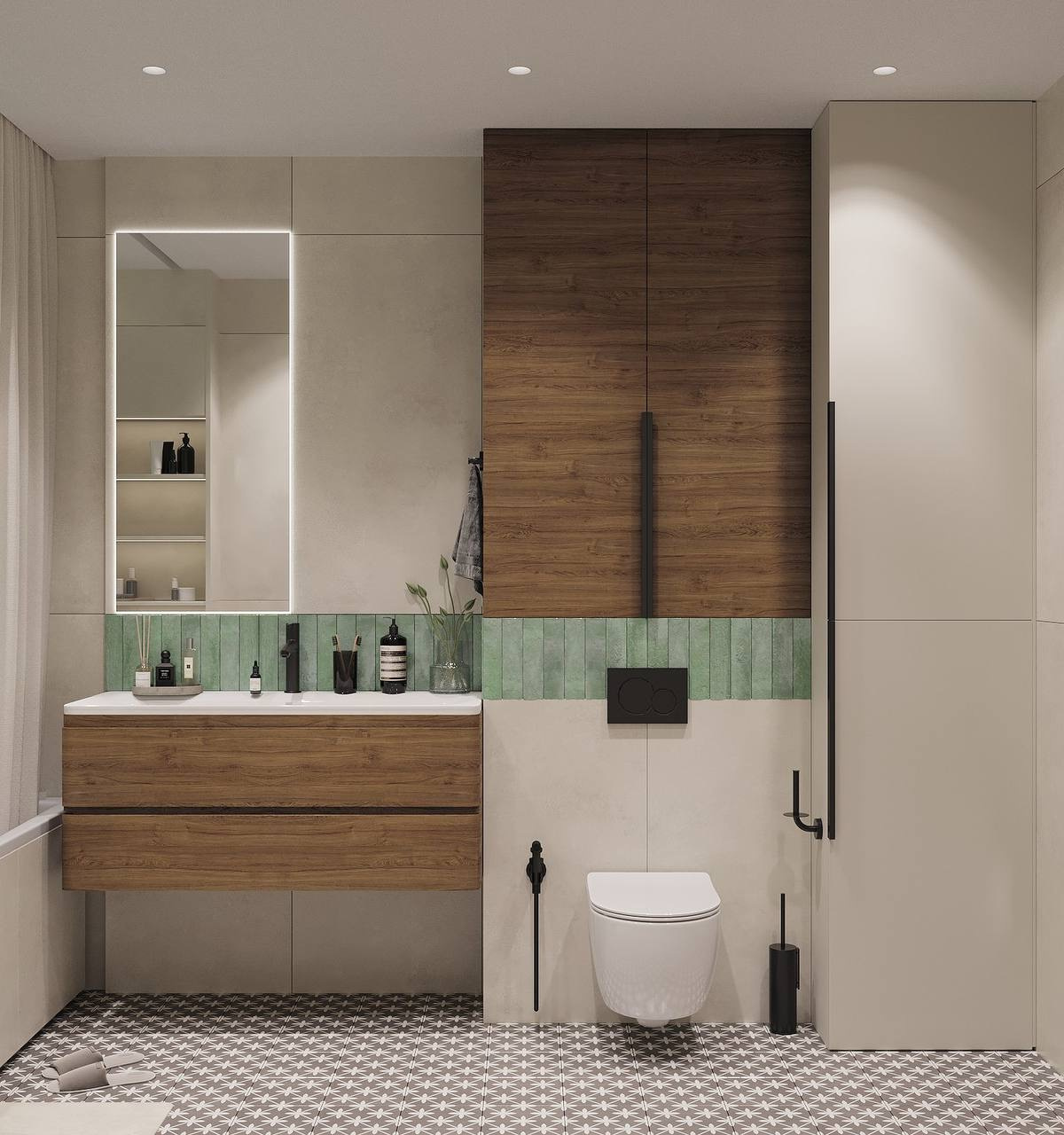 Светлая современная квартира в Москве 96 квадратных метров