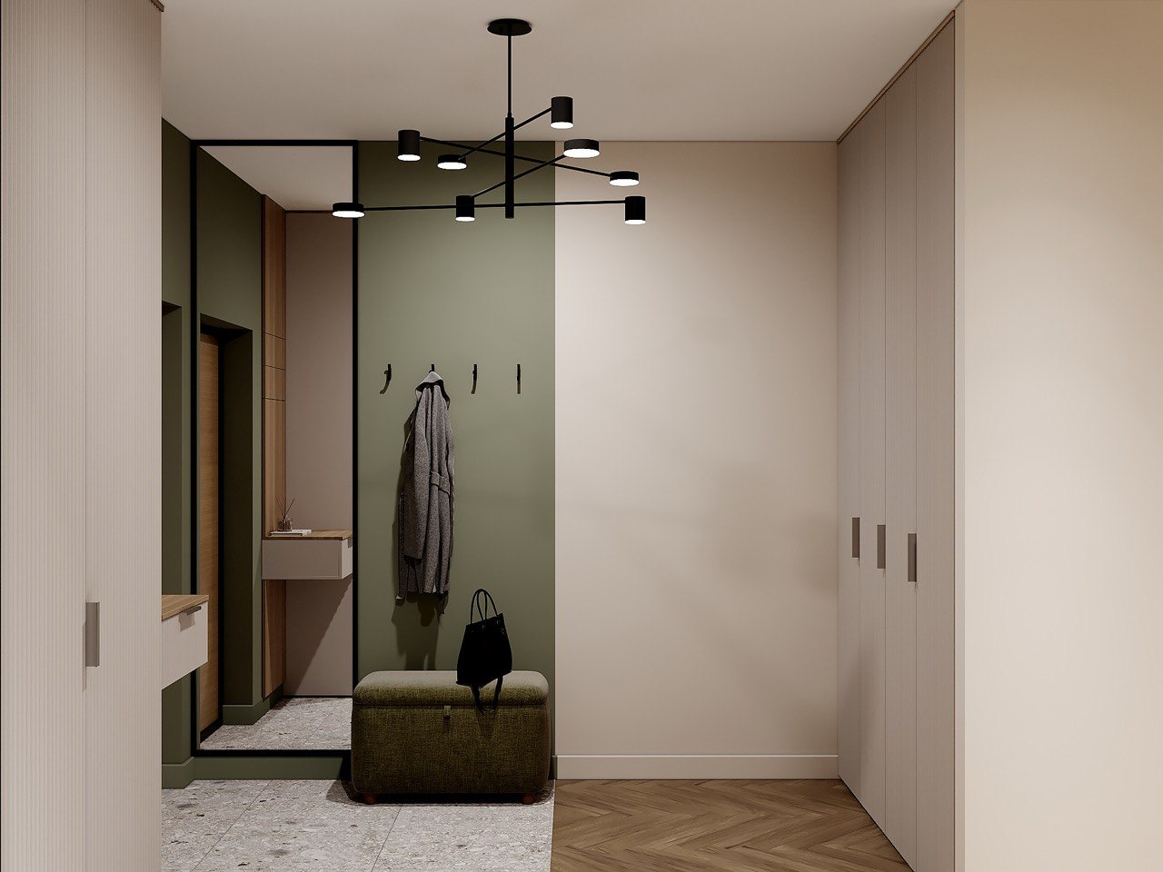 Светлая современная квартира в Москве 96 квадратных метров