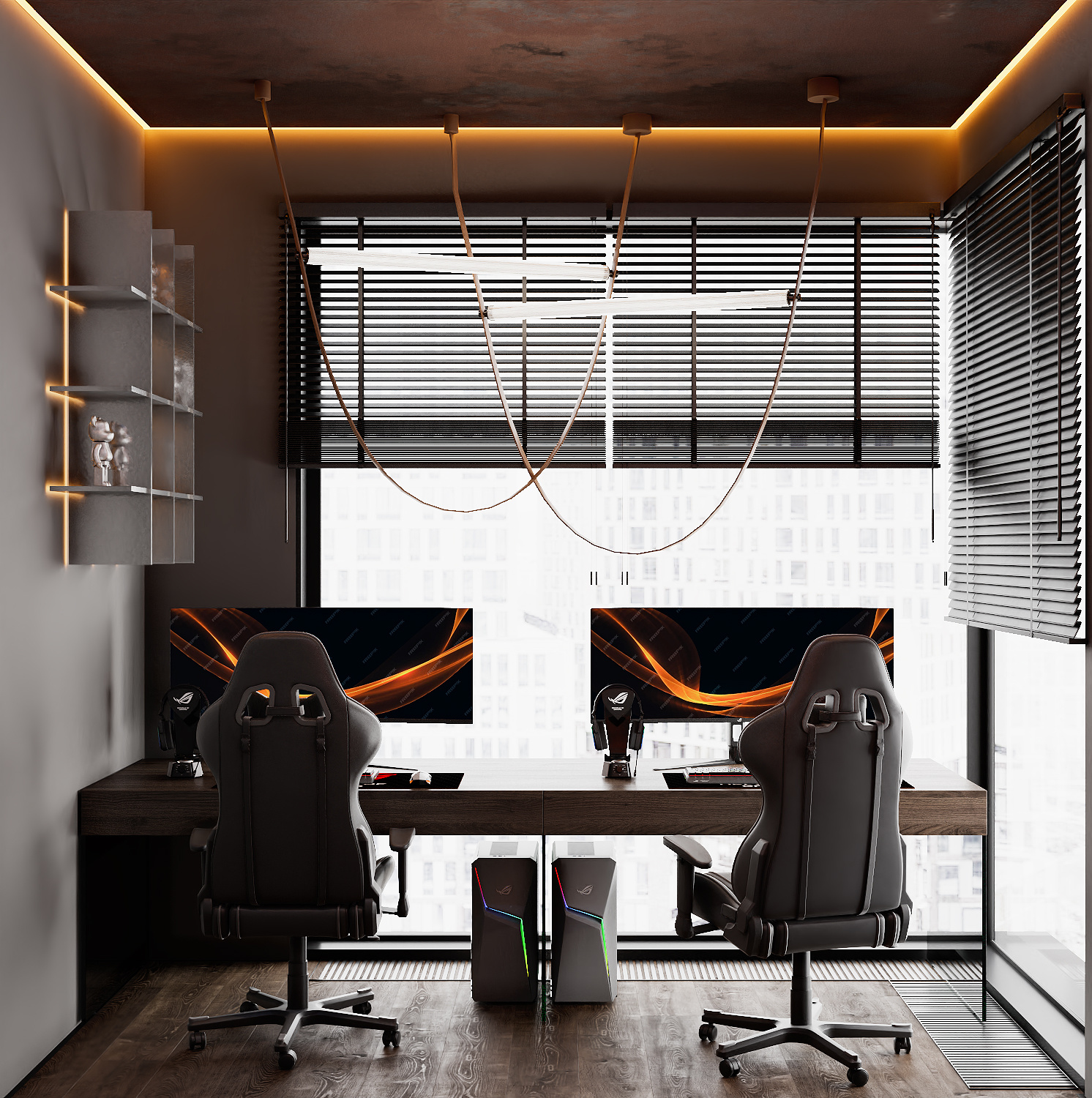 Квартира в Москве 80 кв м в темных тонах