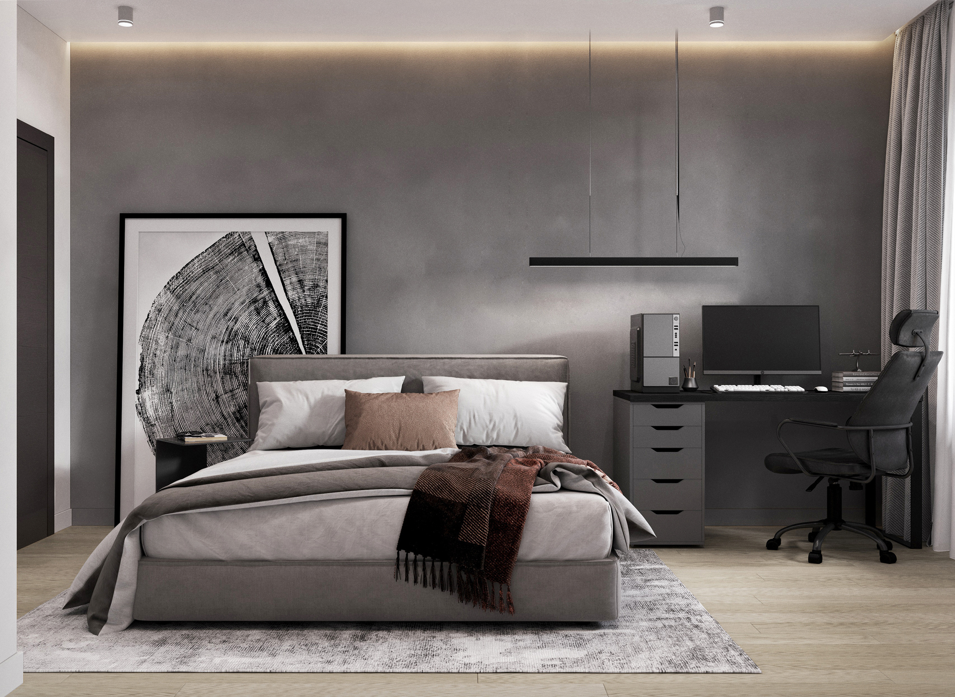 Обложка проекта: Холостяцкая квартира для молодого айтишника