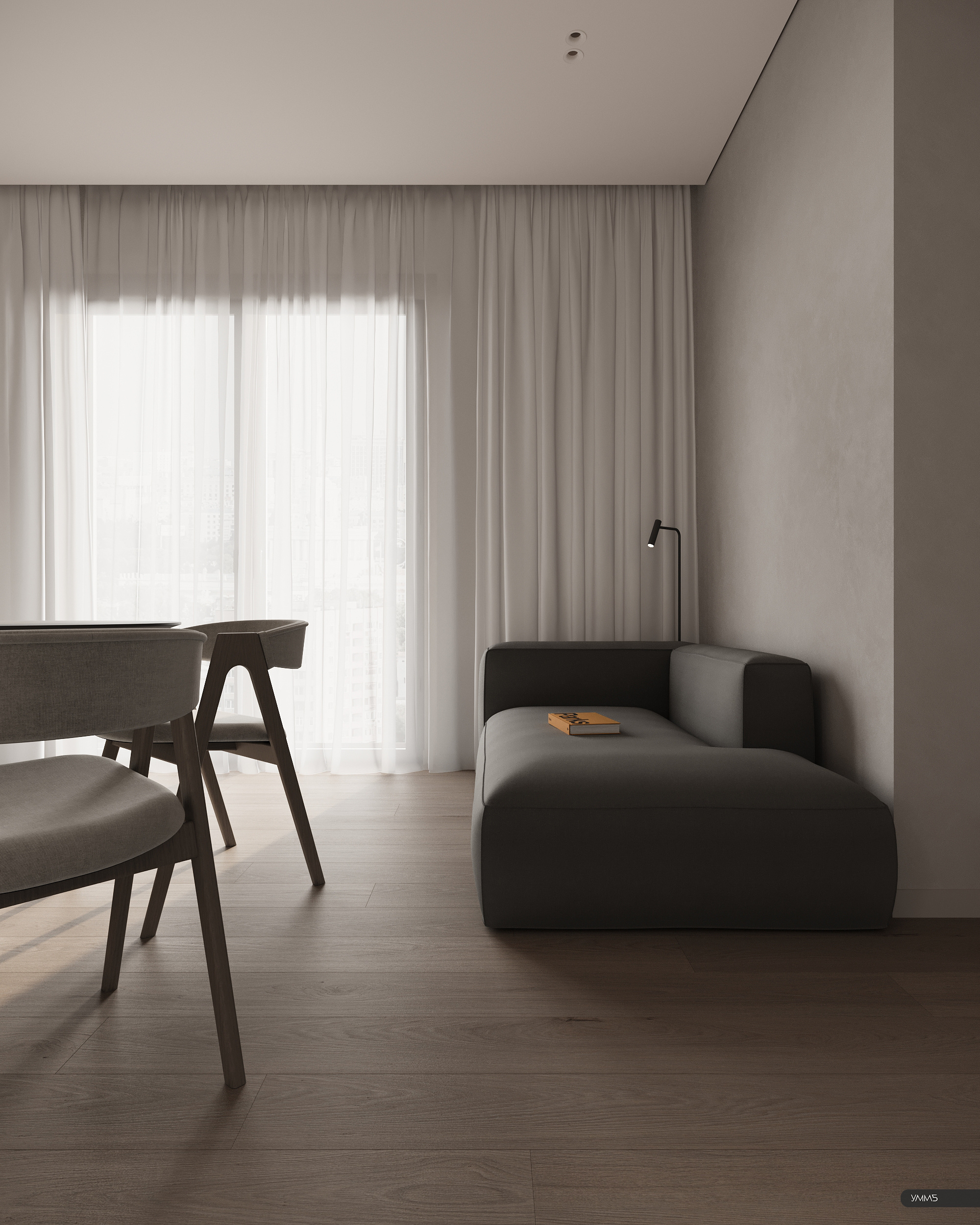 ХОЛЛАНД ПАРК | Проект квартиры 56м² в Москве