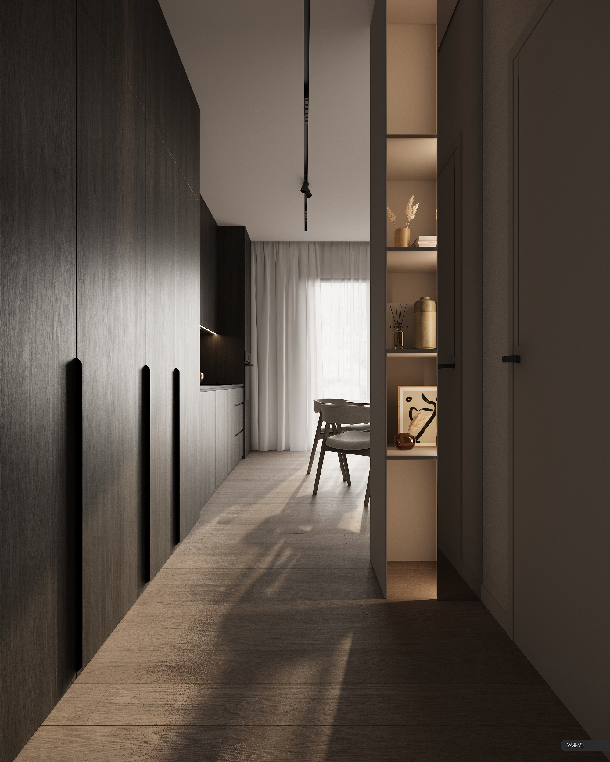 ХОЛЛАНД ПАРК | Проект квартиры 56м² в Москве