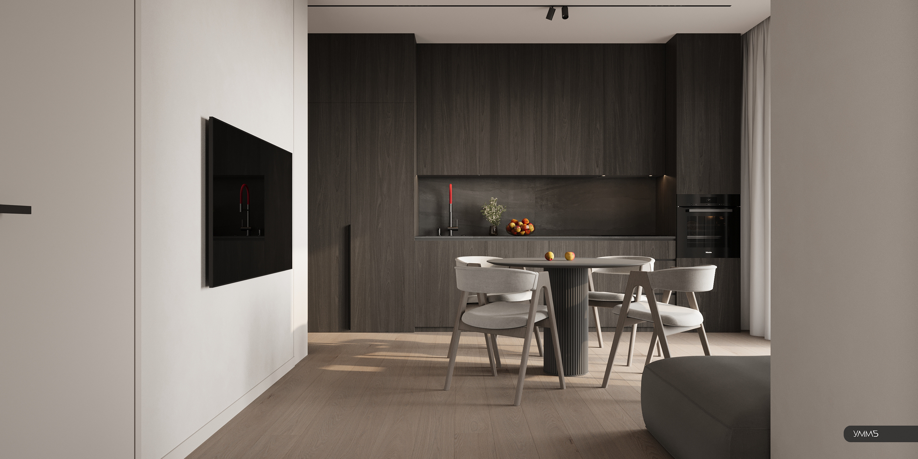 ХОЛЛАНД ПАРК | Проект квартиры 56м² в Москве