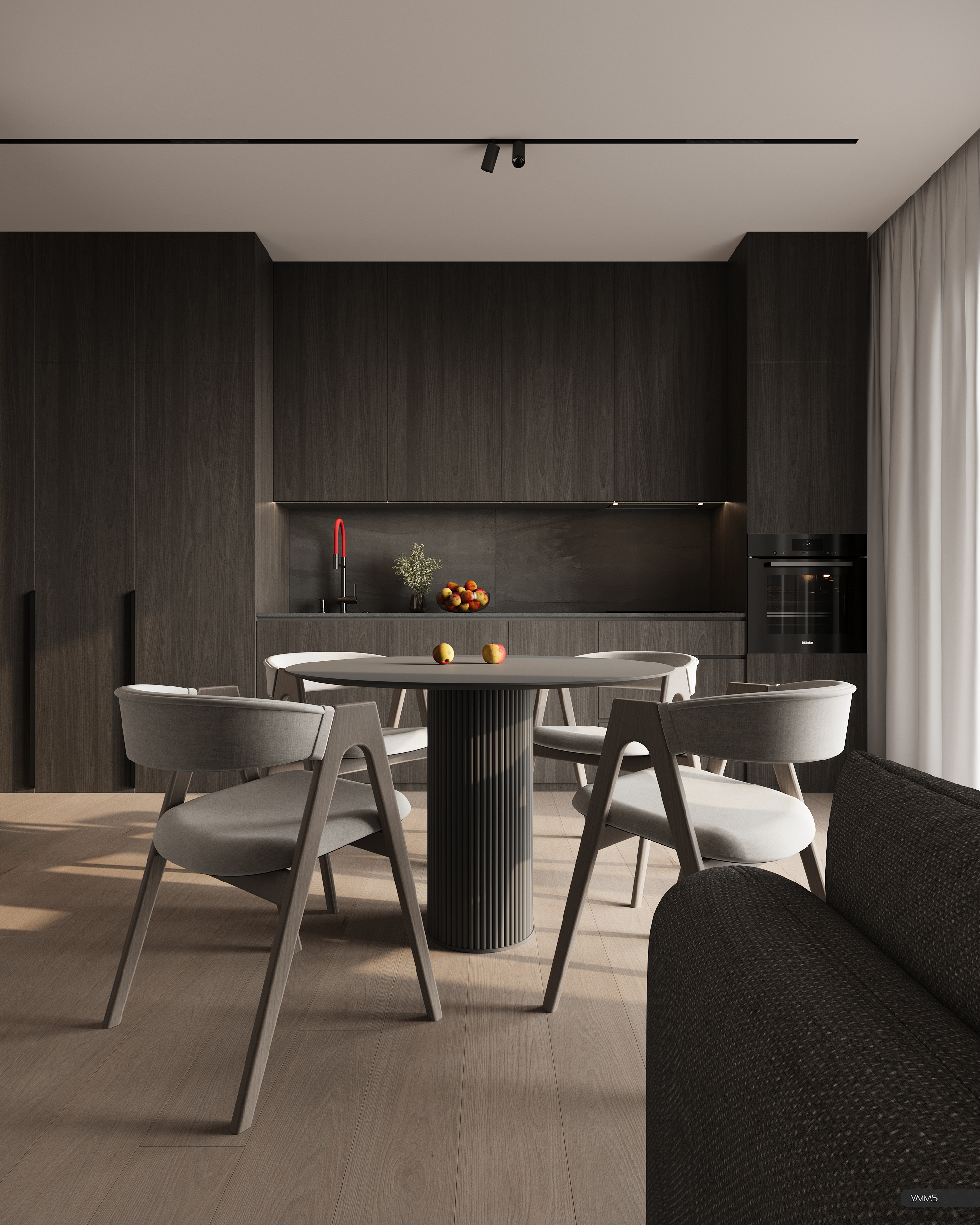 ХОЛЛАНД ПАРК | Проект квартиры 56м² в Москве