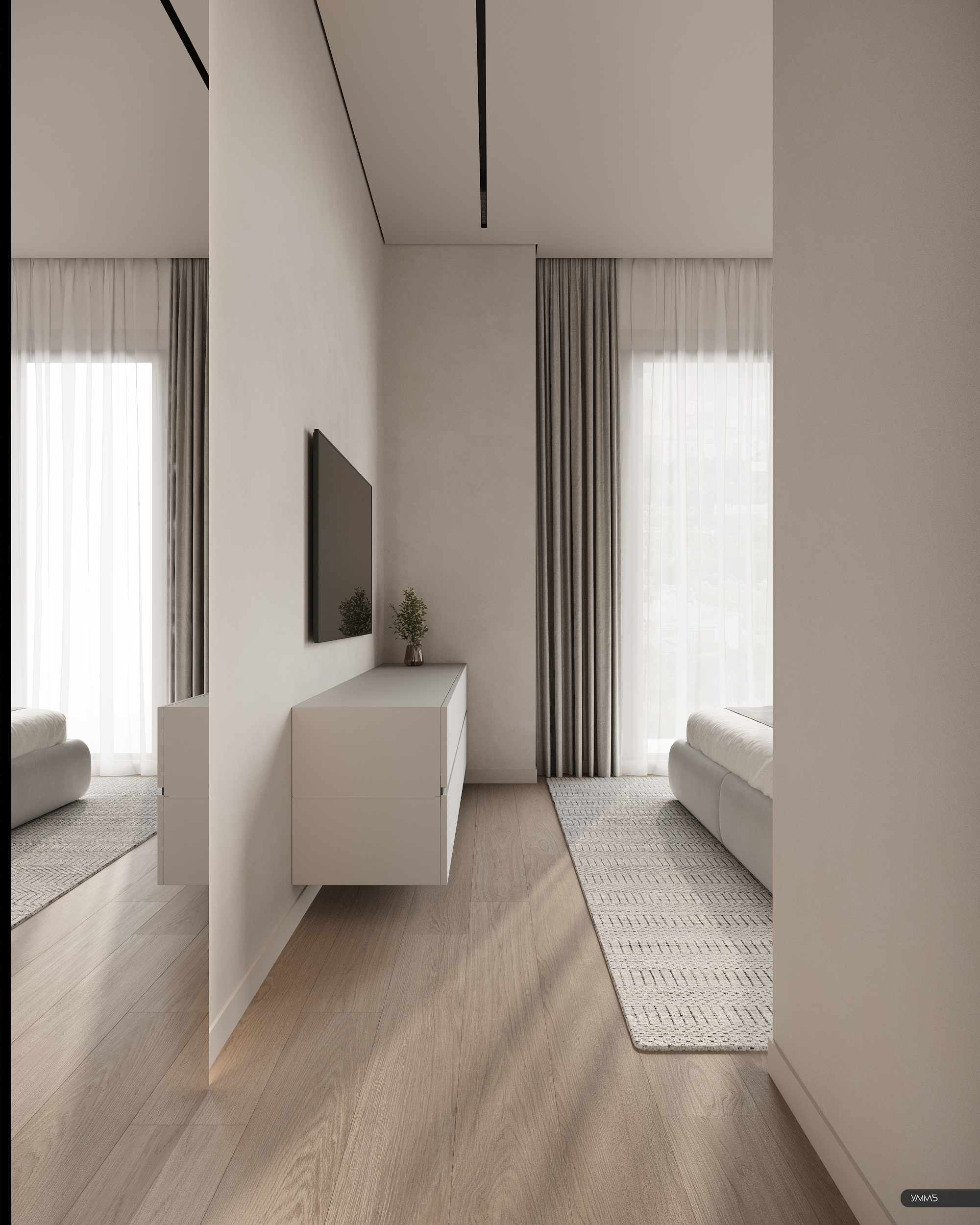 ХОЛЛАНД ПАРК | Проект квартиры 56м² в Москве