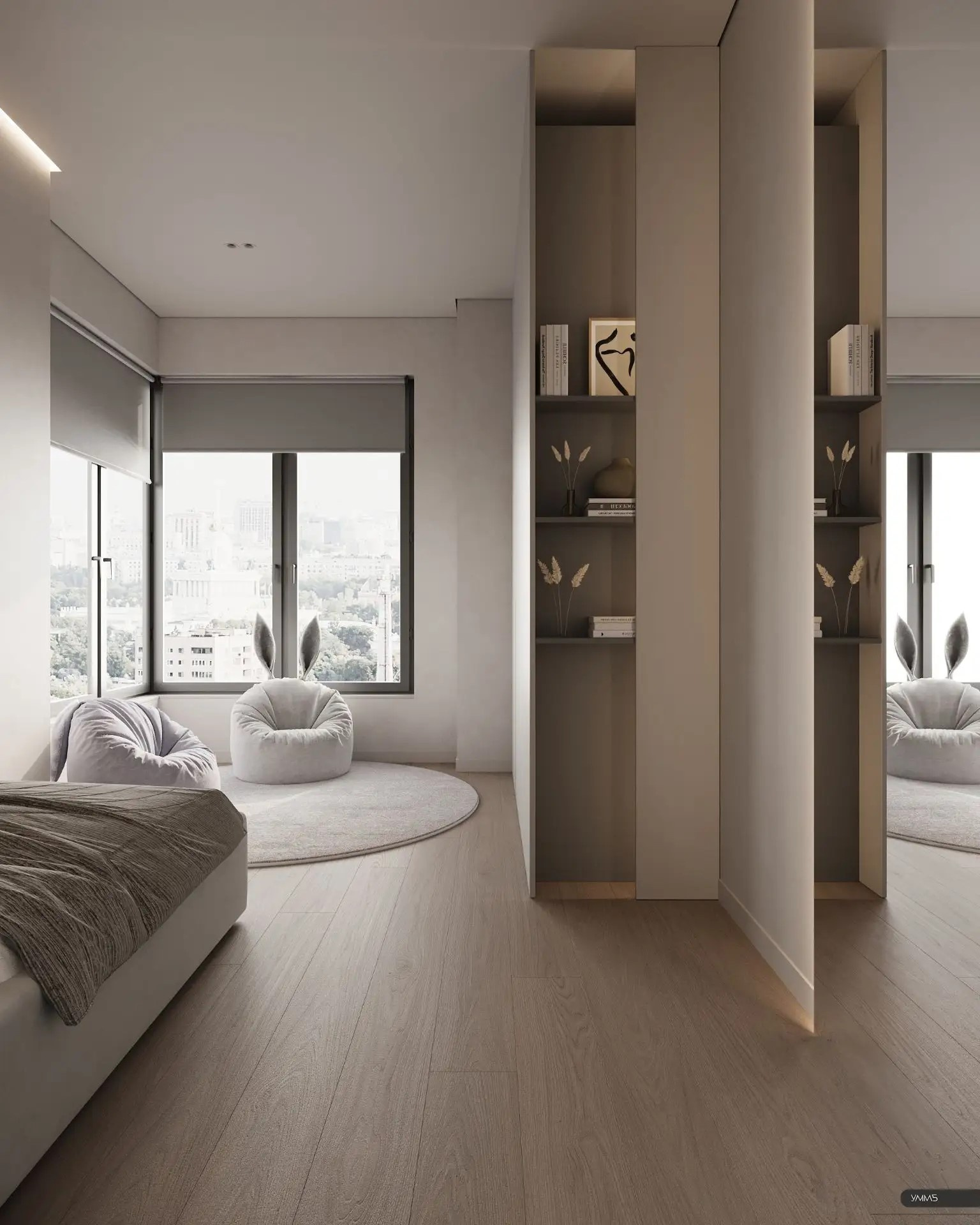 ХОЛЛАНД ПАРК | Проект квартиры 56м² в Москве