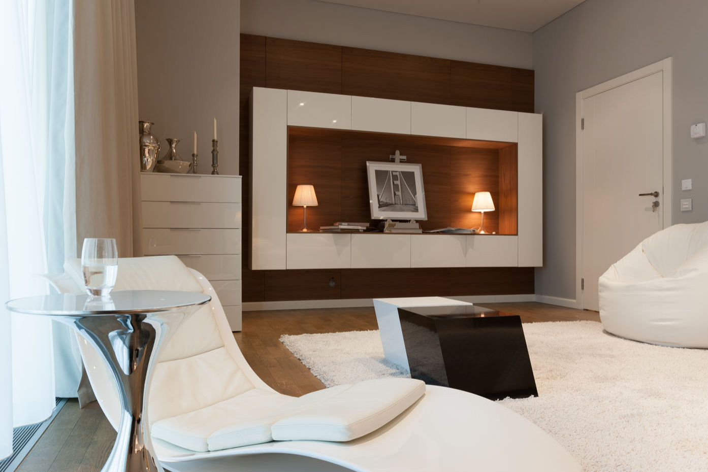 modern flat in the city