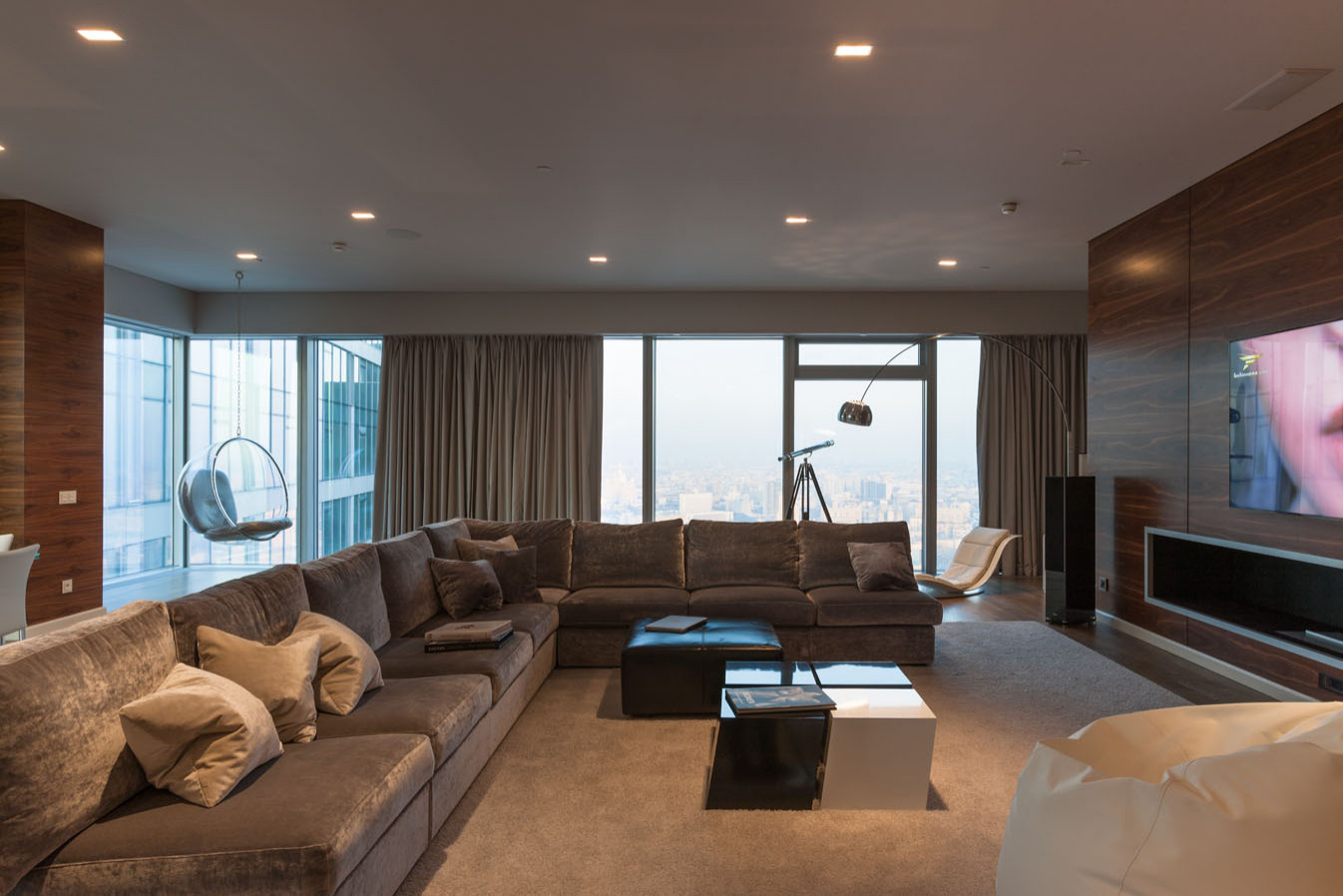 modern flat in the city
