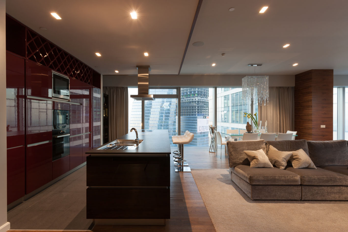 modern flat in the city