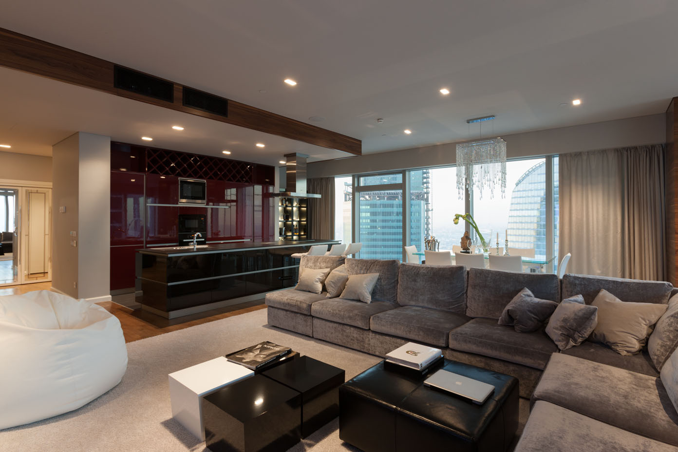 modern flat in the city