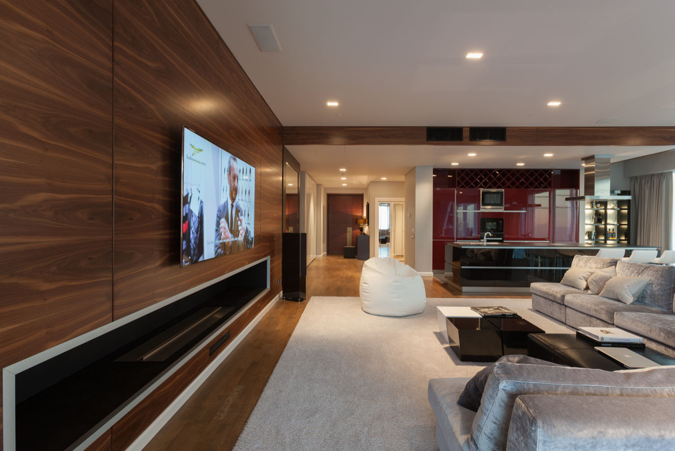 modern flat in the city