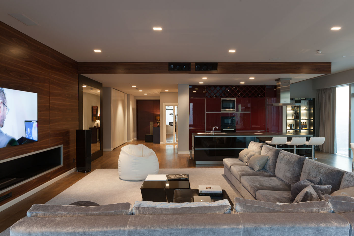 modern flat in the city