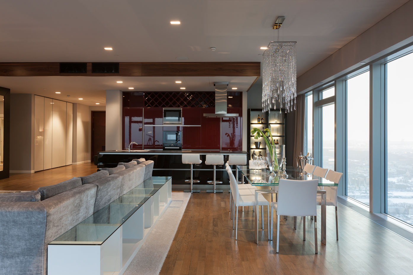 modern flat in the city