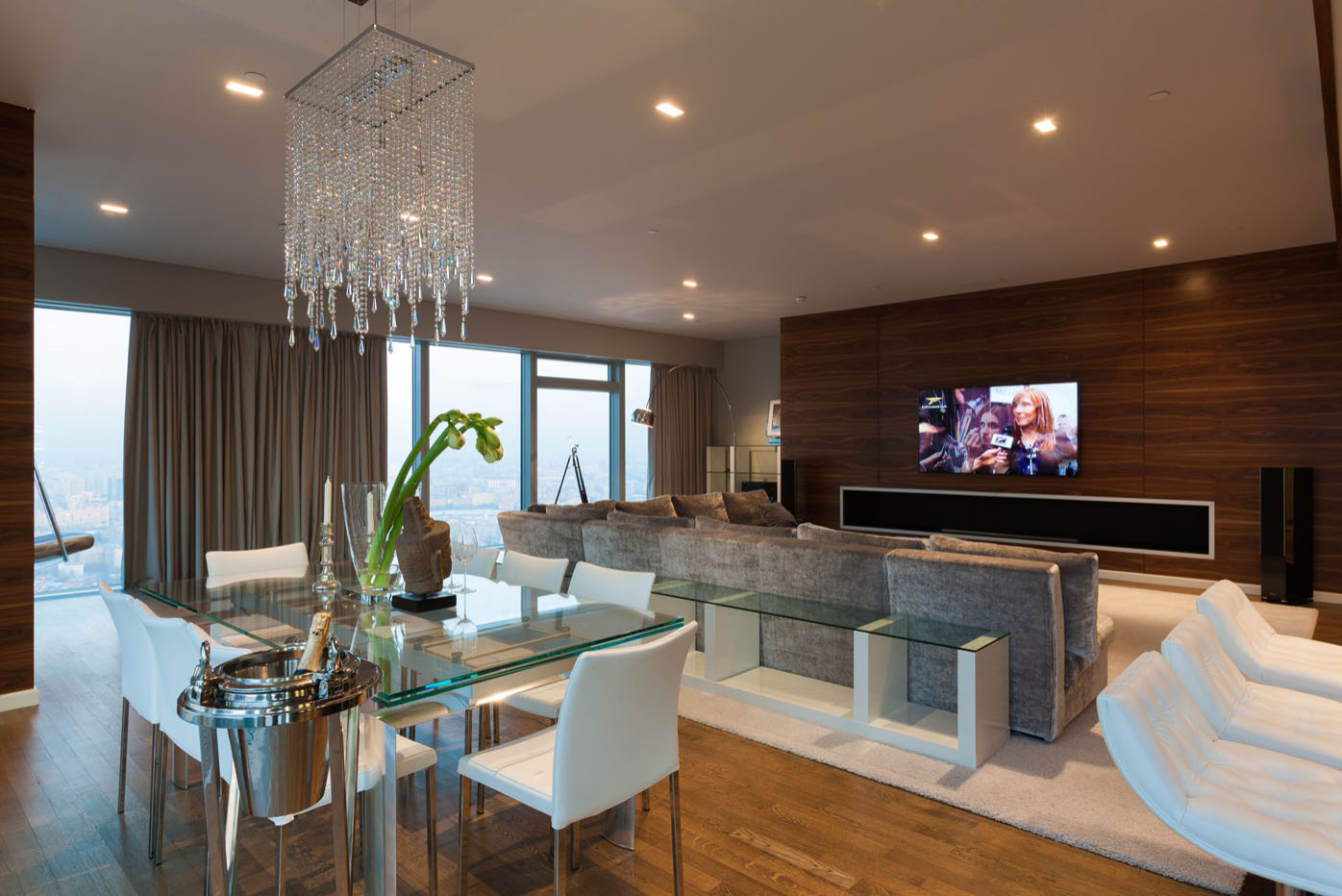 modern flat in the city