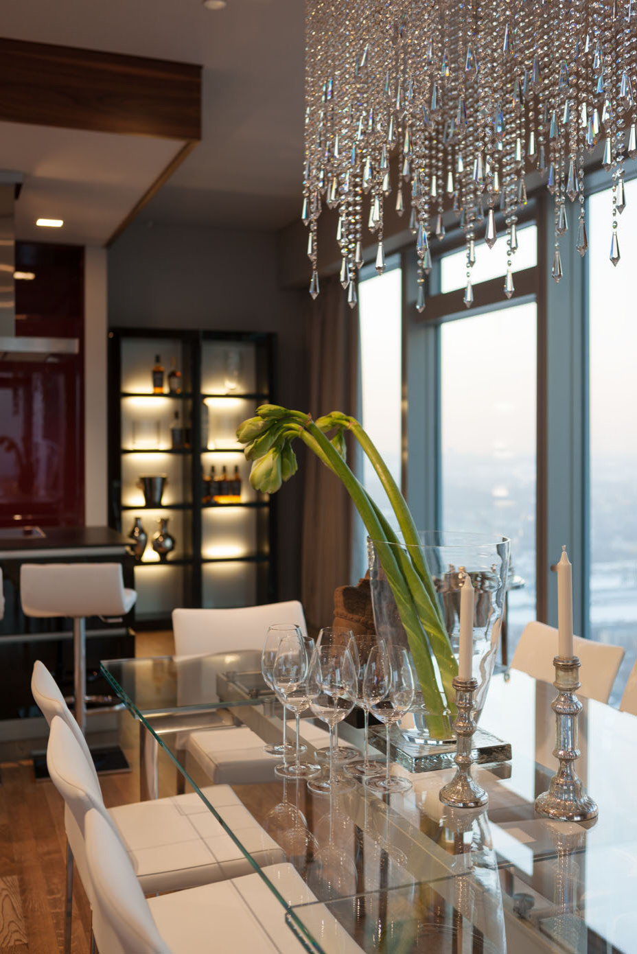 modern flat in the city