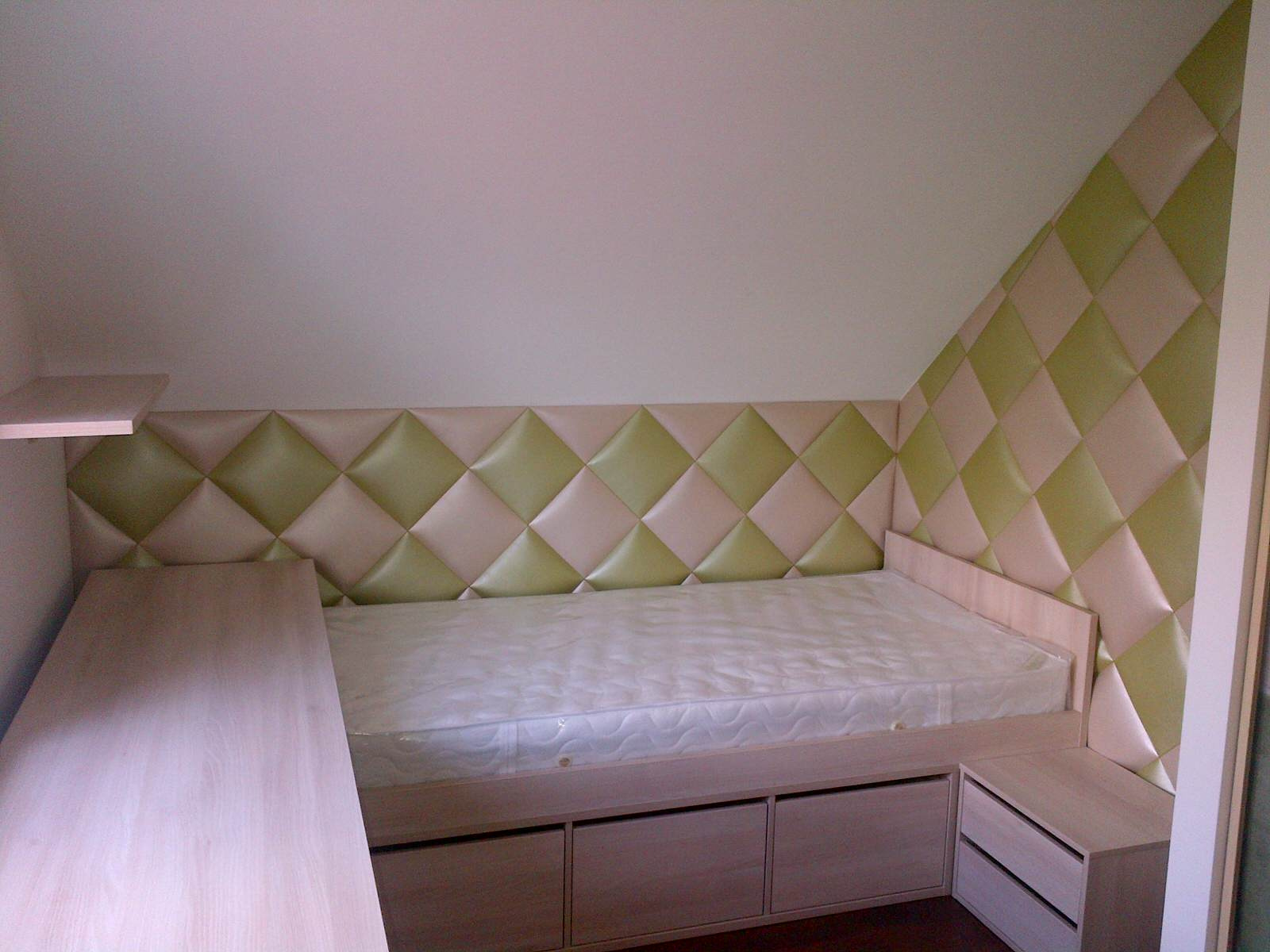 Leather wall panel