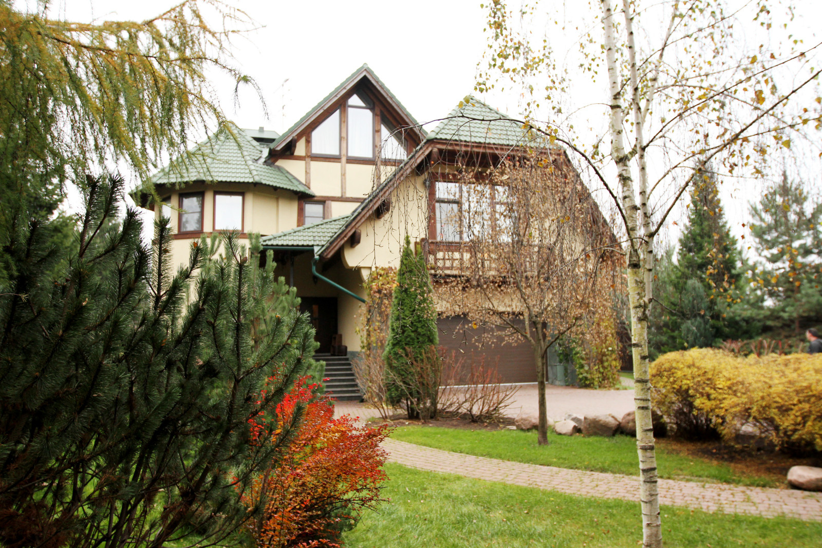 House on pond