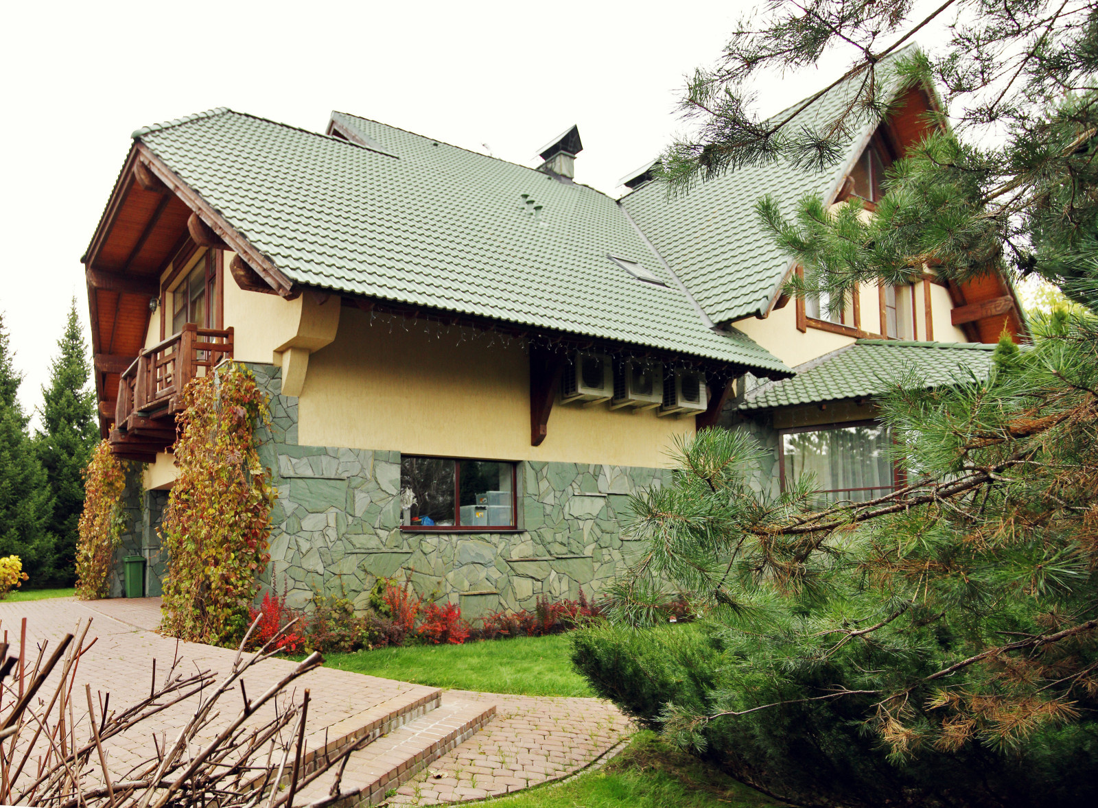 House on pond