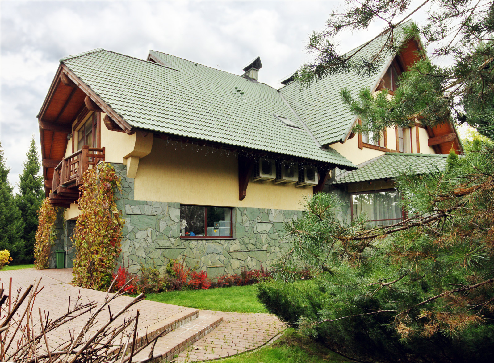 House on pond