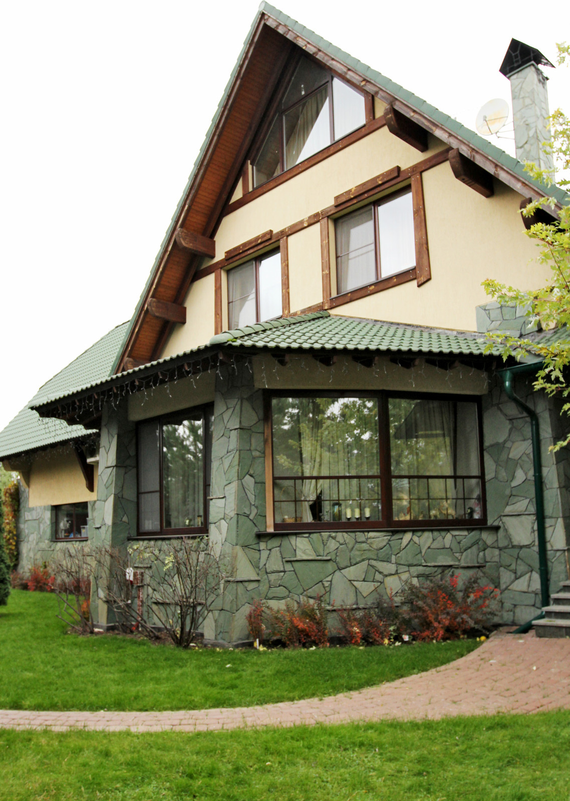 House on pond