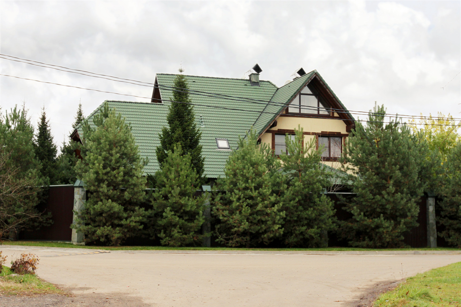 House on pond