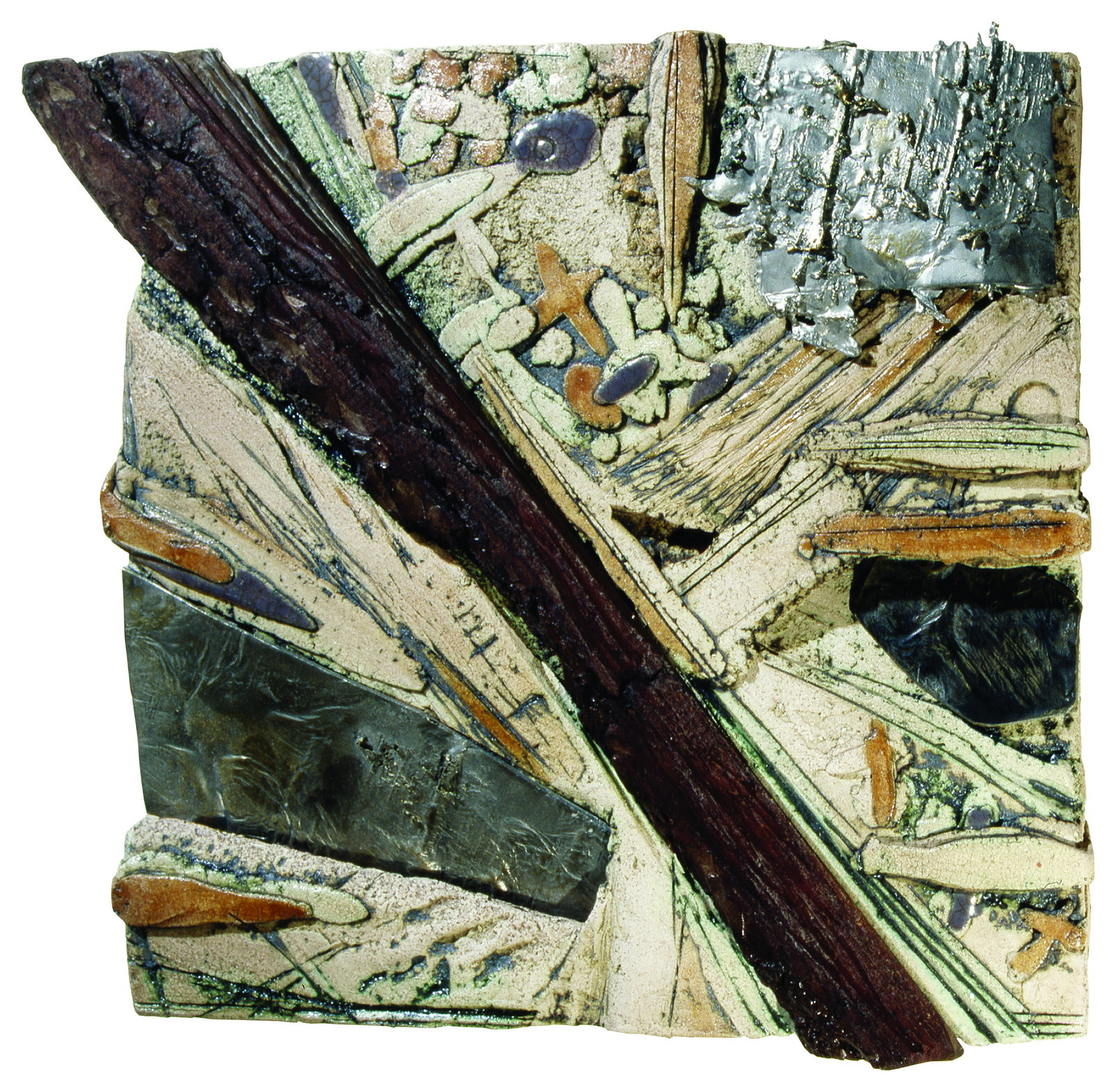 Ceramic panels with wood