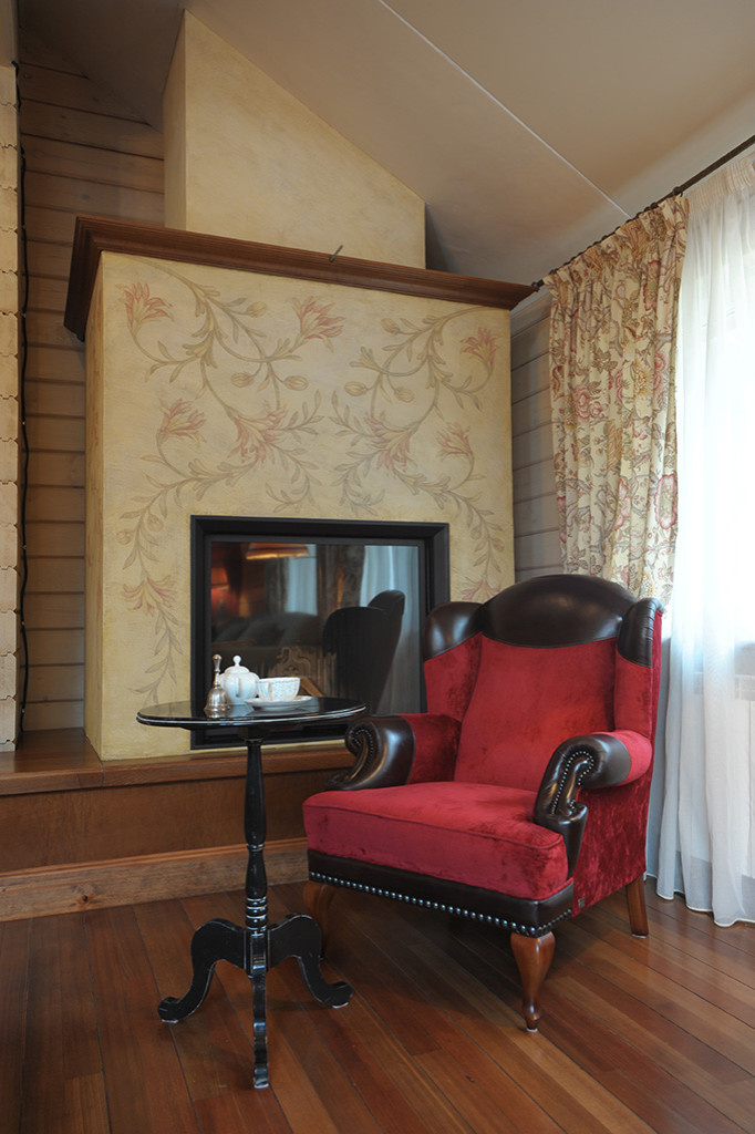 Beam house in French style