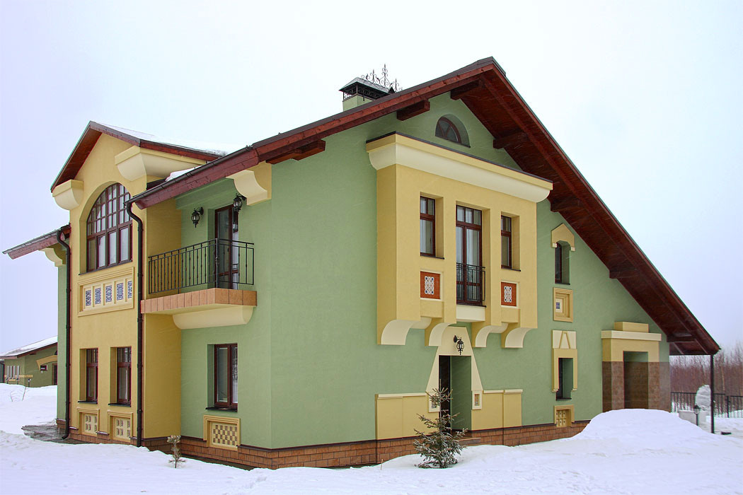 Проект загородного дома в деревне Лисавино