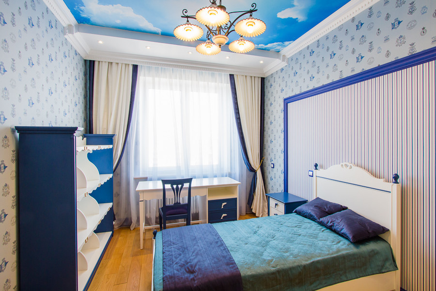 duplex apartment in a classic style