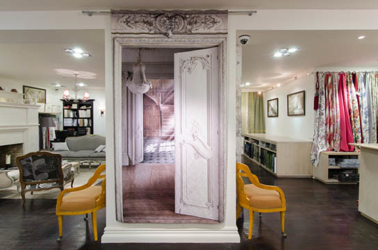 Интерьер салона тканей French Touch.