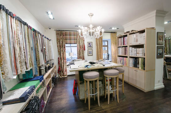 Интерьер салона тканей French Touch.