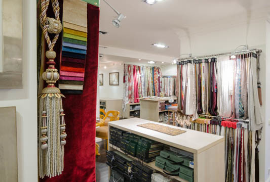 Интерьер салона тканей French Touch.