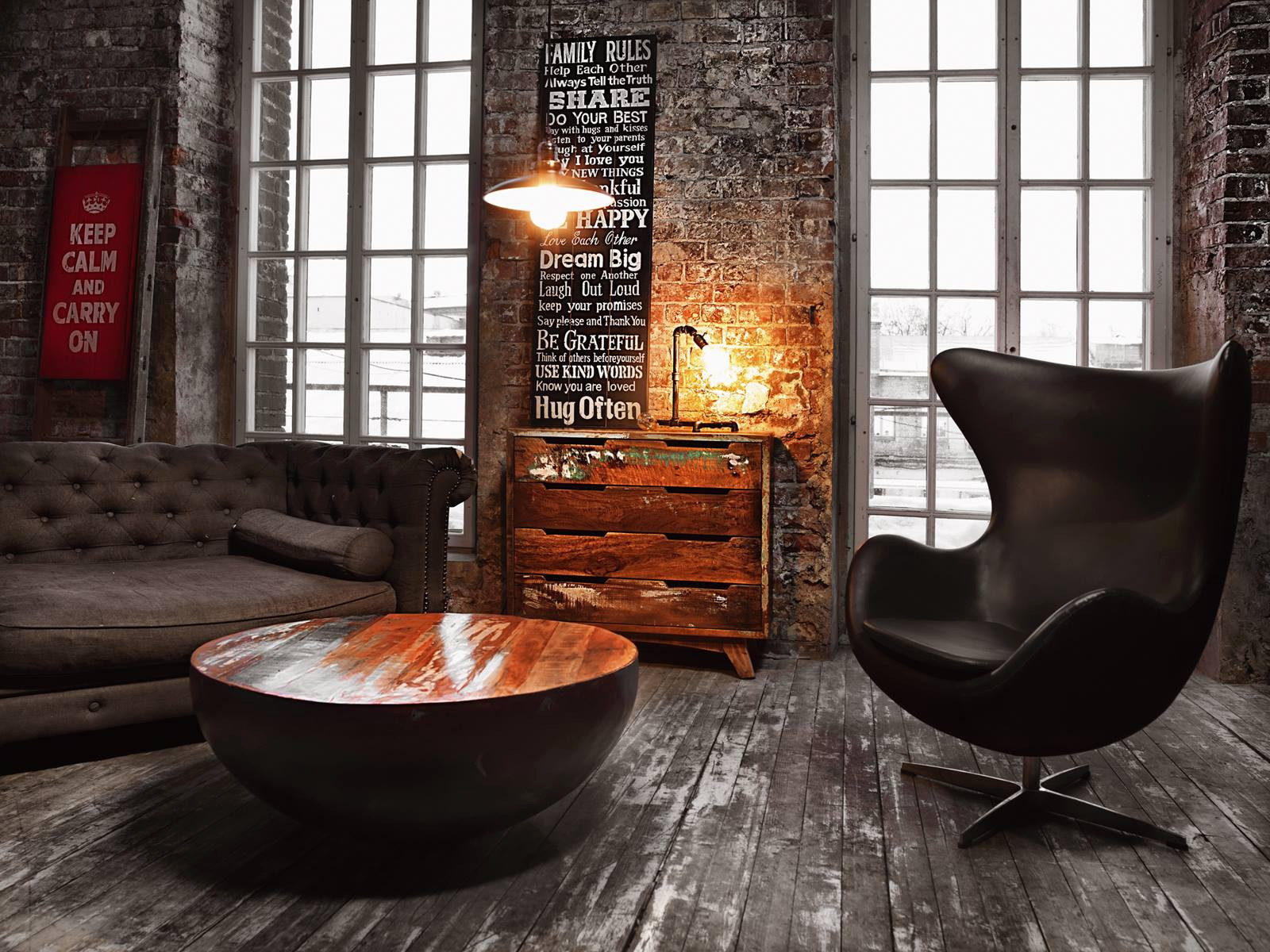 мебель Loft Designe в интерьере