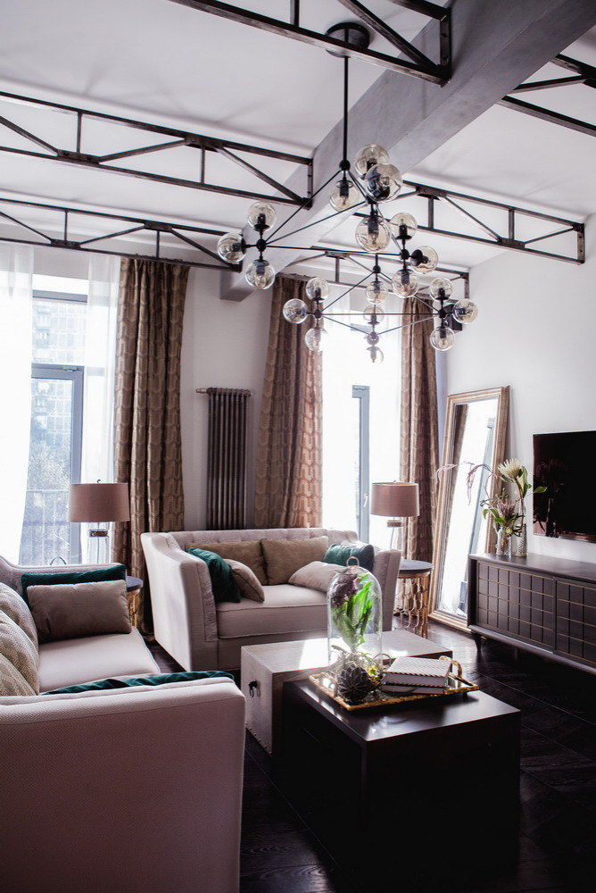 Скромное обаяние буржуа \\ гостиная-кухня