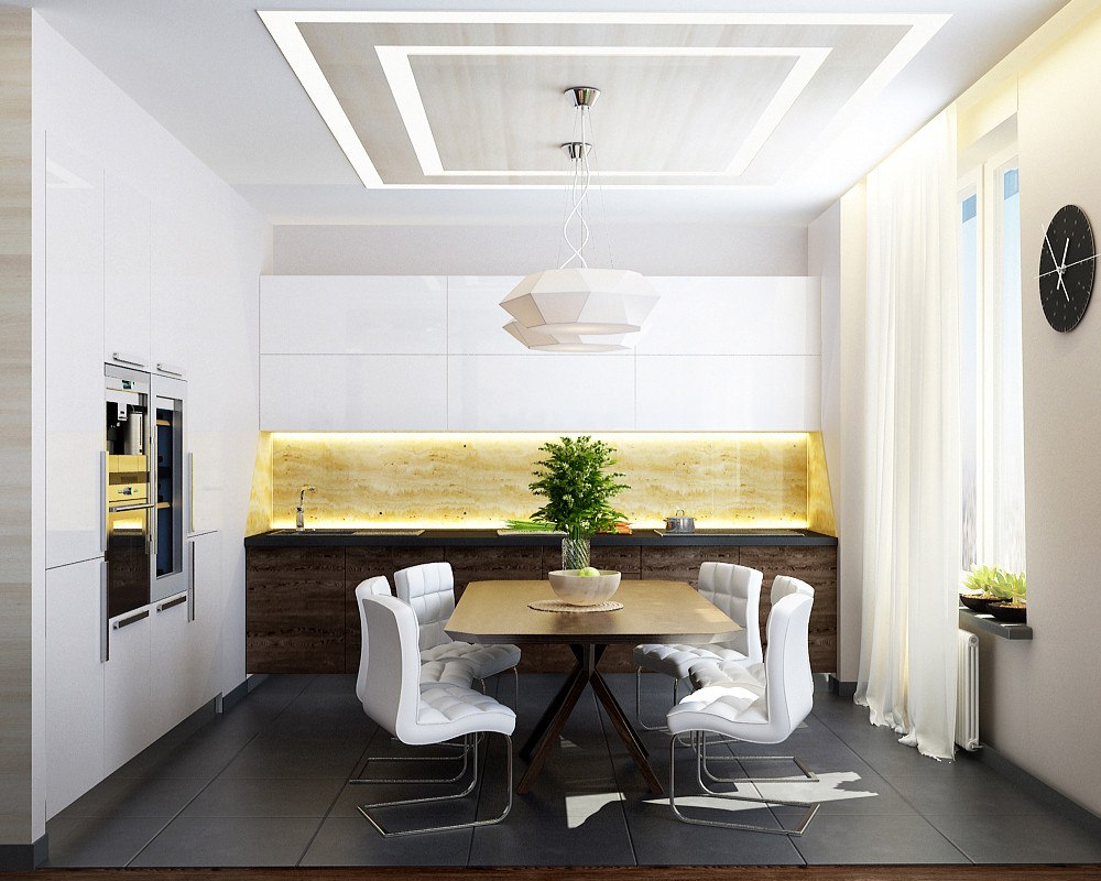 Современный дизайн квартиры в Москве