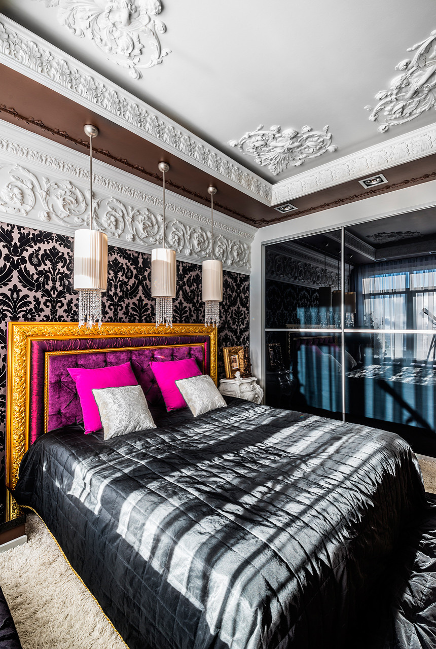 Съёмка интерьера квартиры в стиле фьюжн.