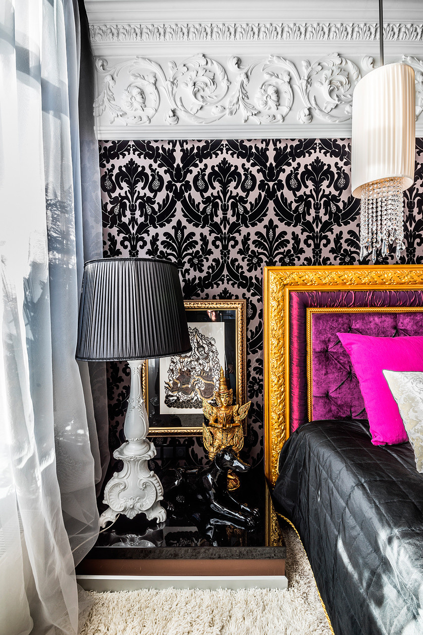 Съёмка интерьера квартиры в стиле фьюжн.