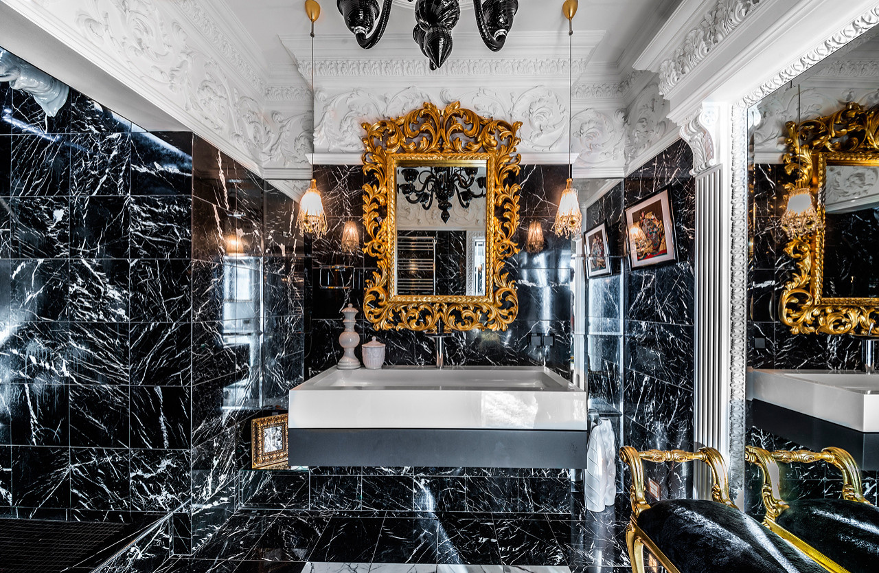 Съёмка интерьера квартиры в стиле фьюжн.