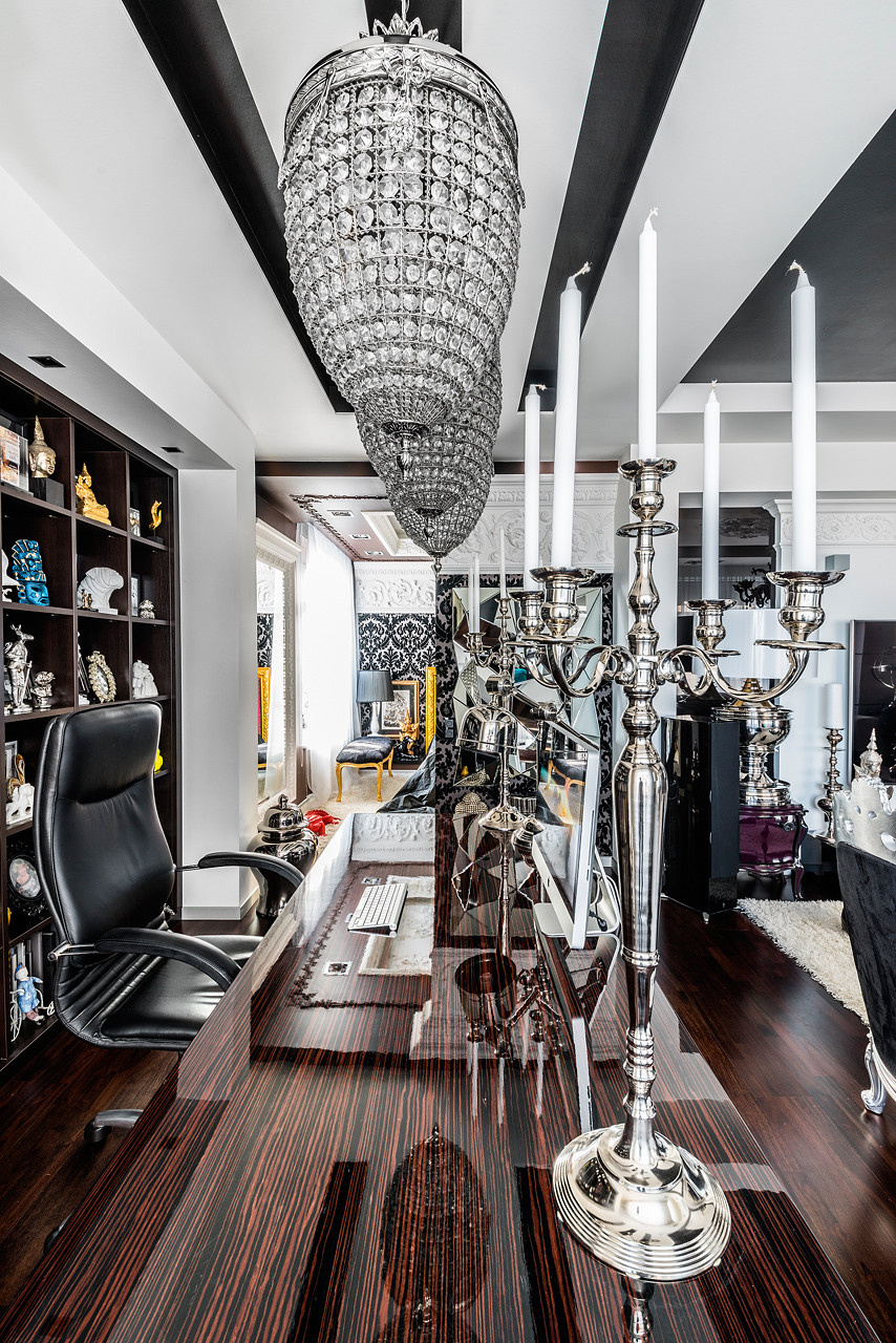 Съёмка интерьера квартиры в стиле фьюжн.